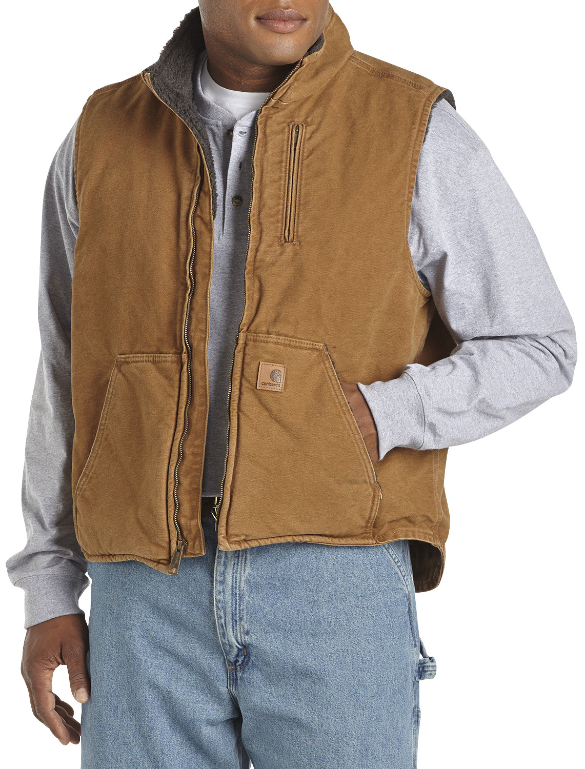 Carhartt Sandstone Mock Neck Vest