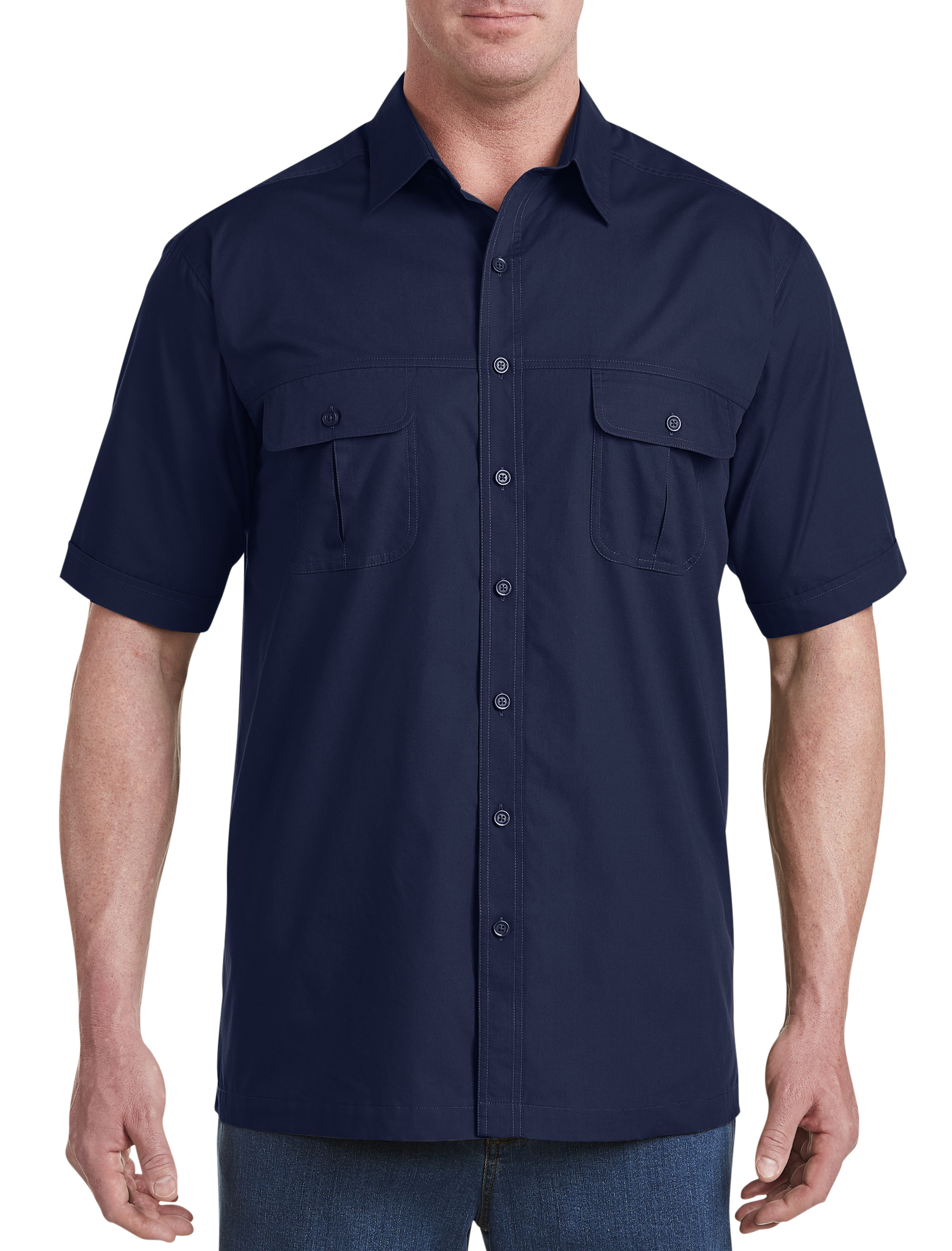 Navy Blue Dress Shirts For Men | DXL