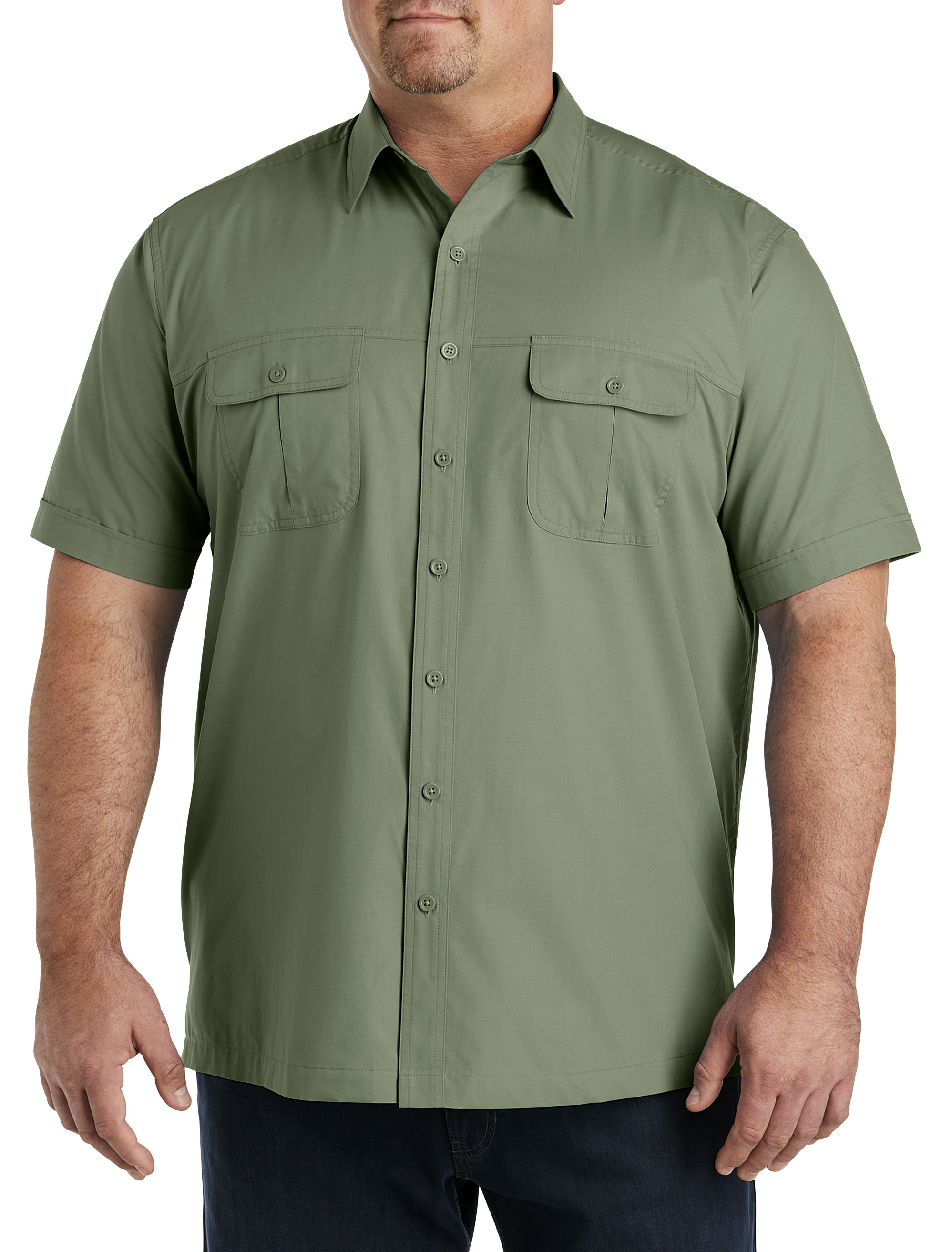 Mix & Match Easy-Care Short-Sleeve Shirts | Big + Tall | DXL