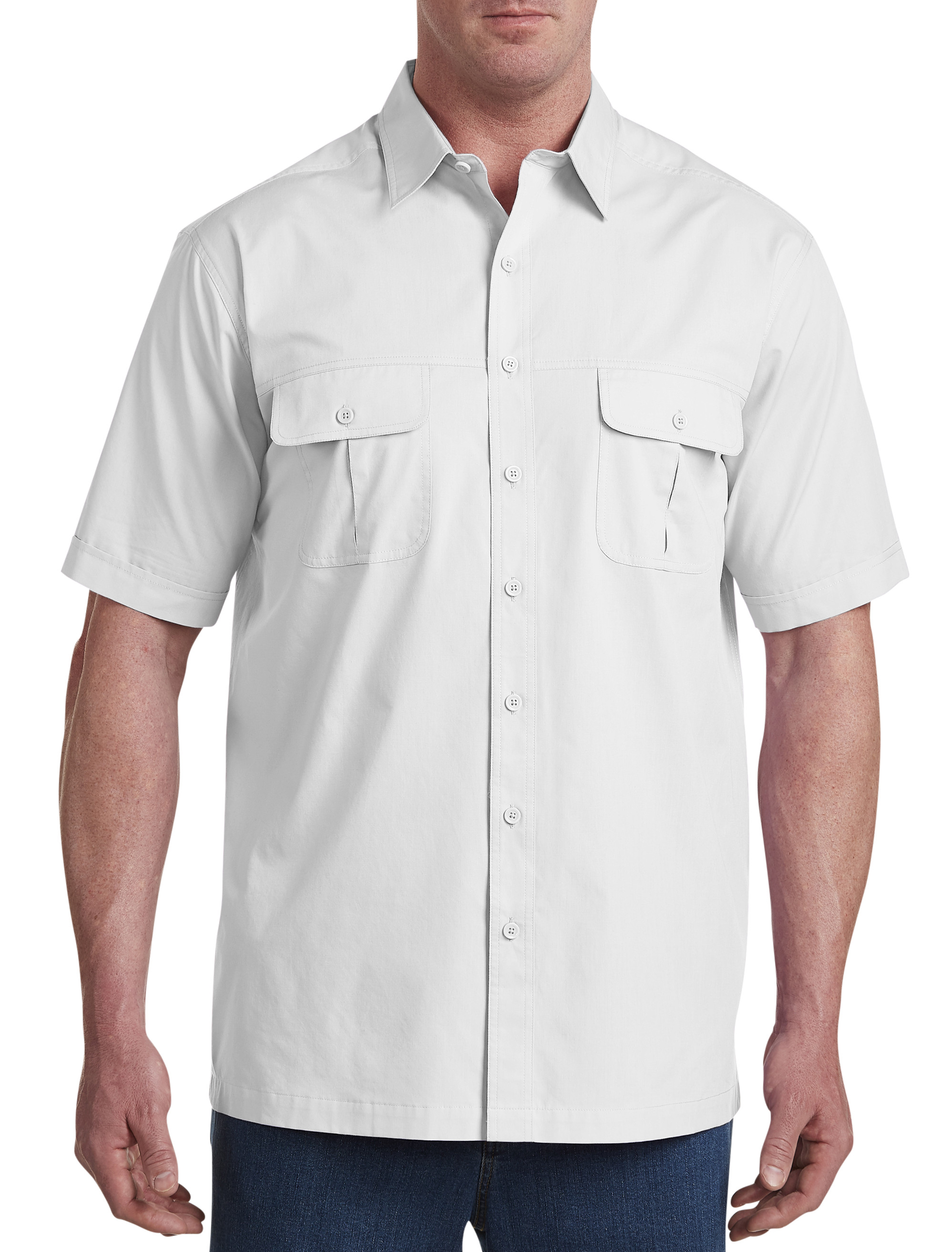 Black Friday Deals On Men's White Cotton Shirts | DXL
