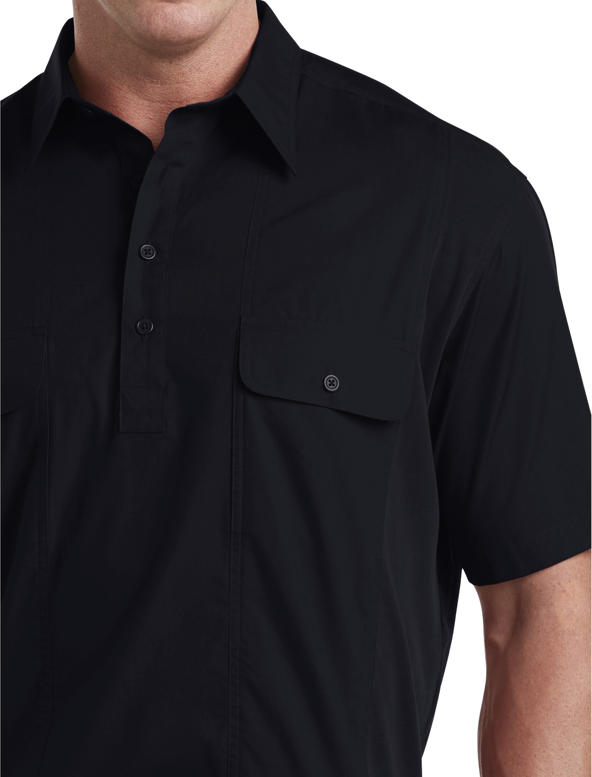 Banded-Hem Polo Shirt - thumbnail 4