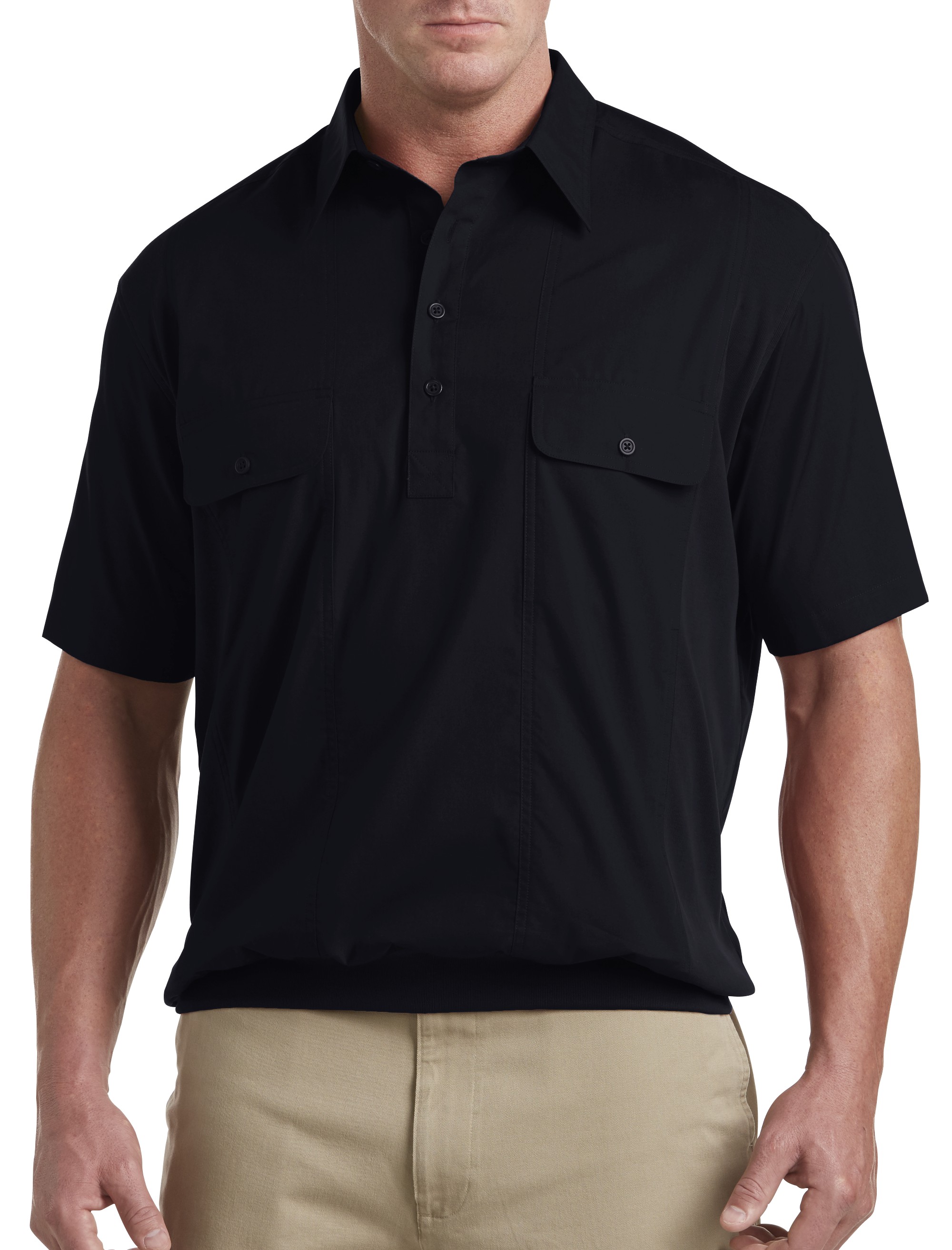 Banded-Hem Polo Shirt - thumbnail 3