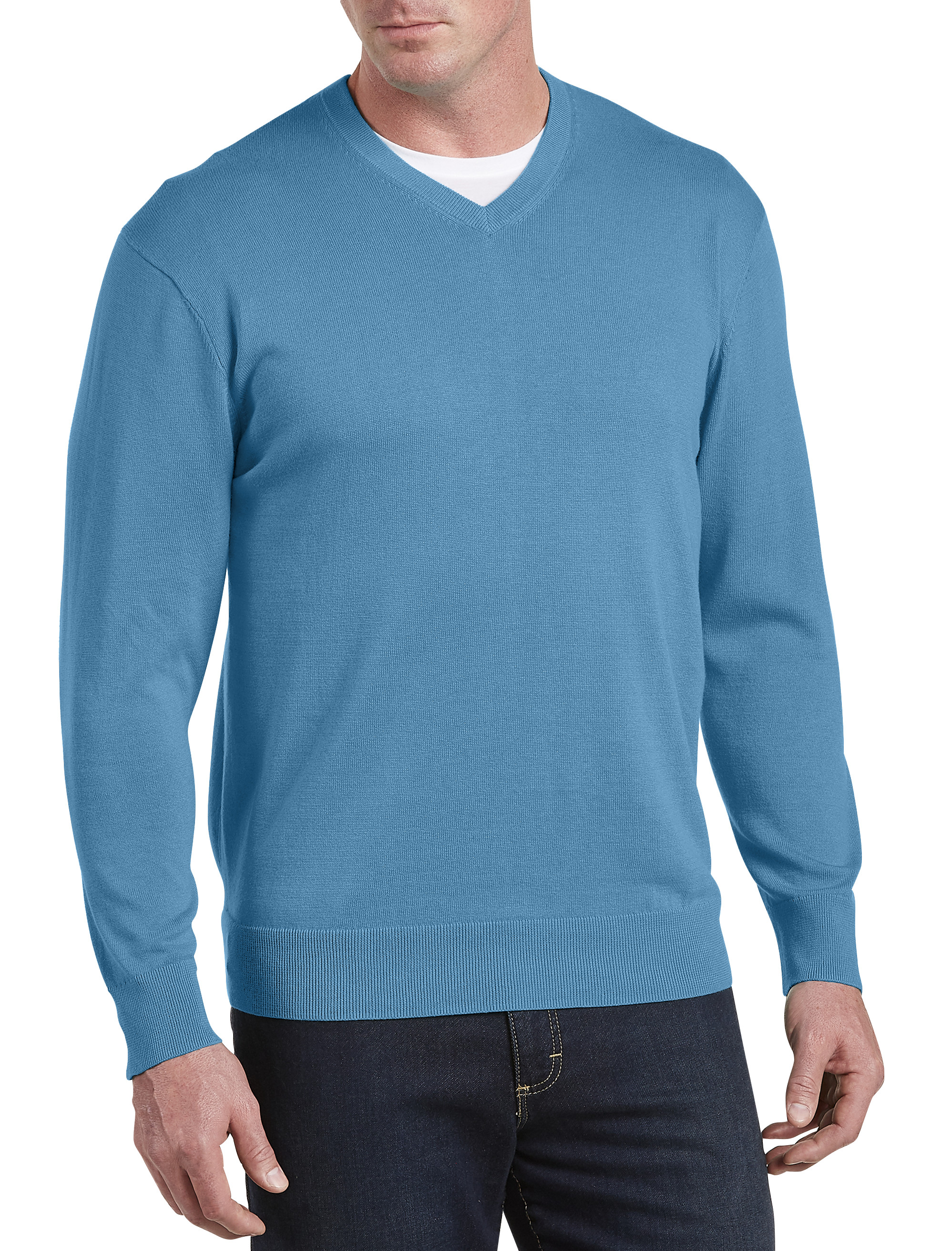 Men's V-Neck Sweaters, Big and Tall