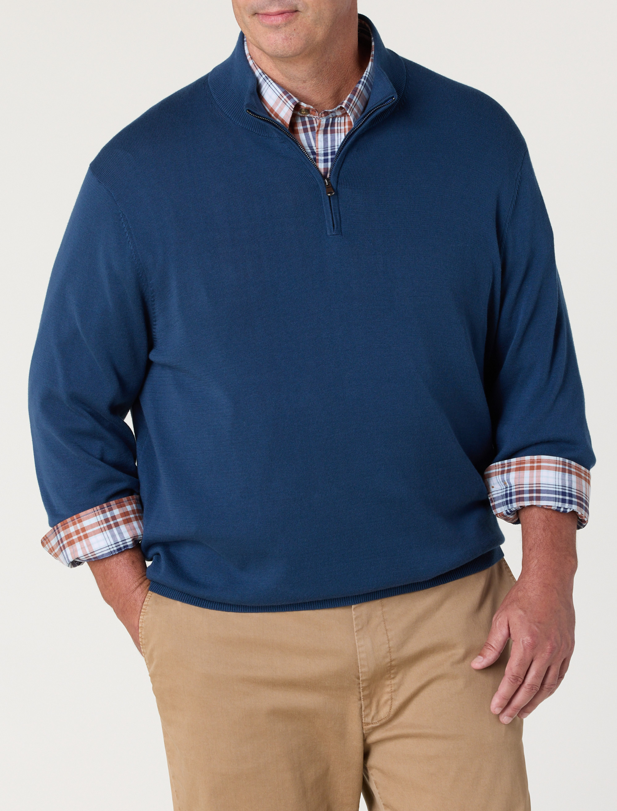 1/4-Zip Pullover Sweater