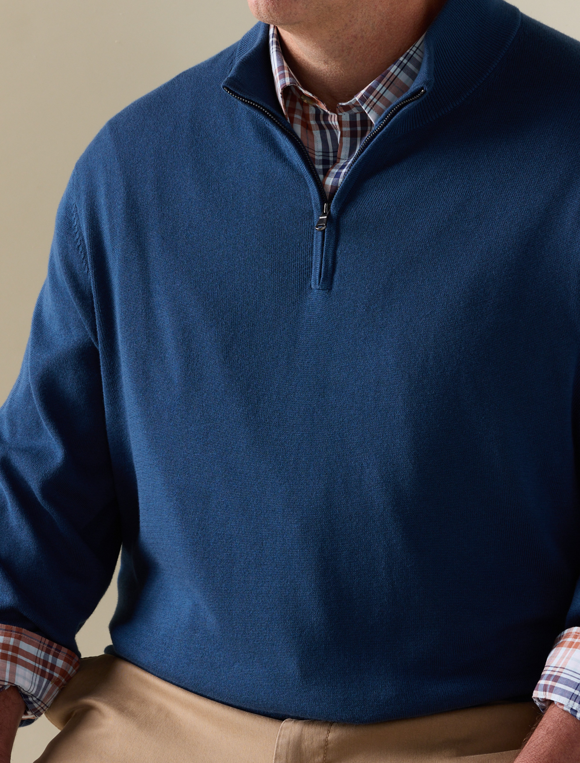 1/4-Zip Pullover Sweater