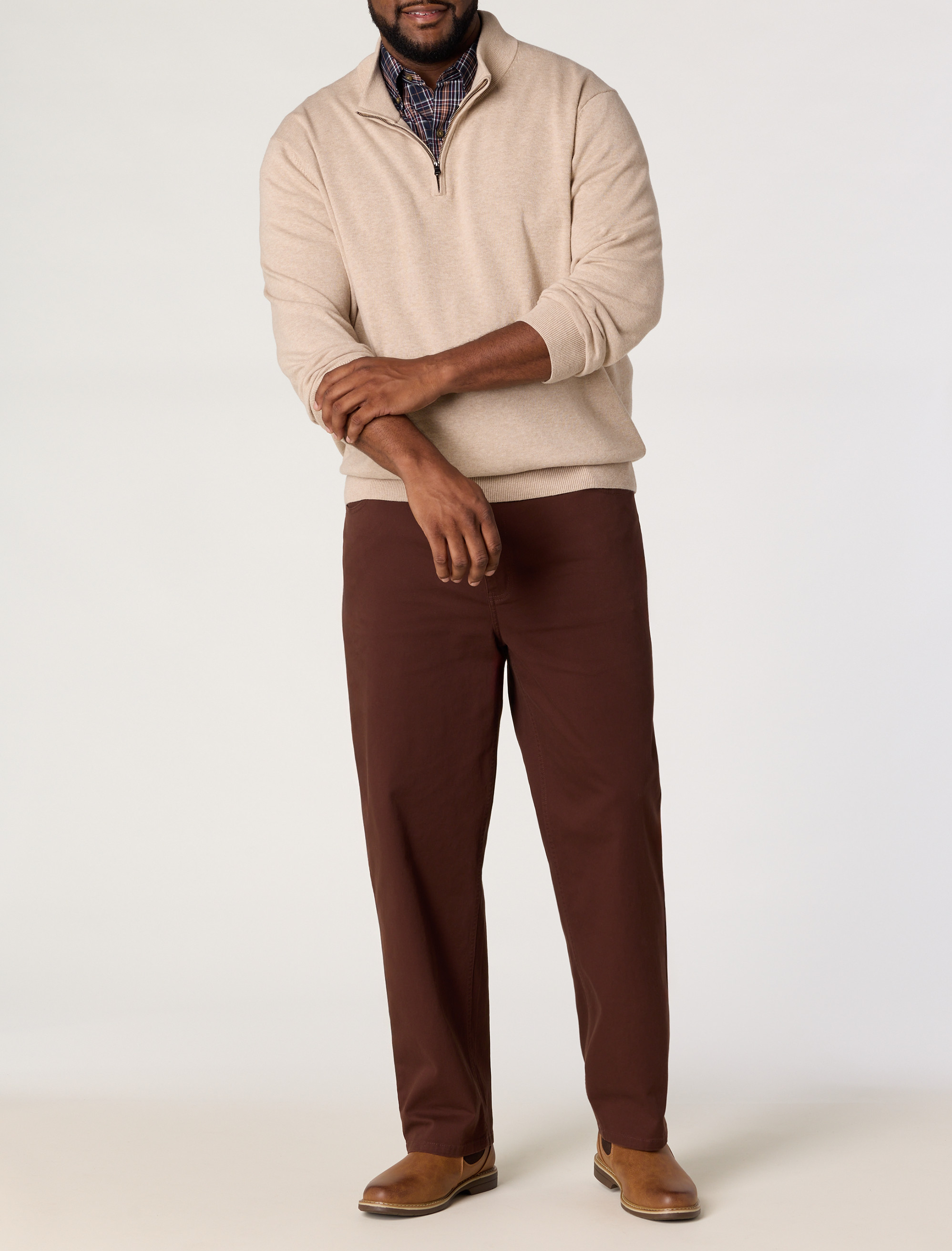 1/4-Zip Pullover Sweater