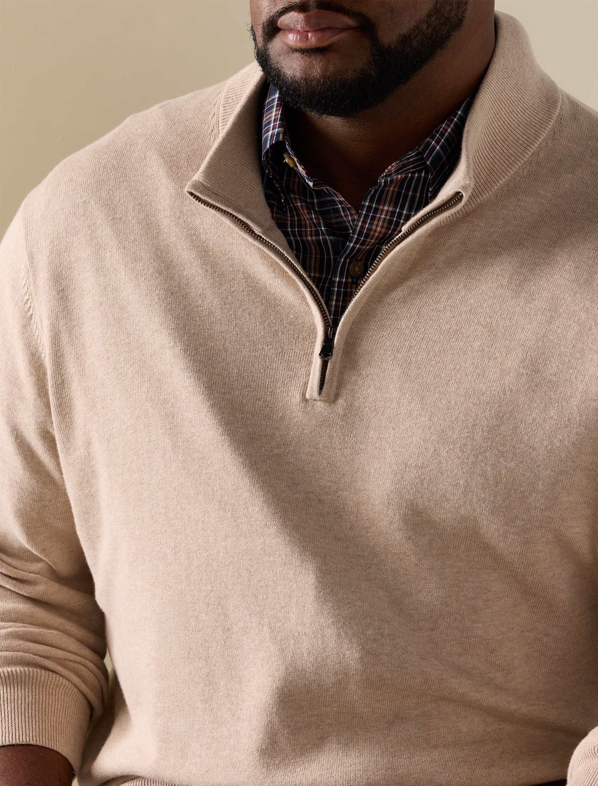 1/4-Zip Pullover Sweater