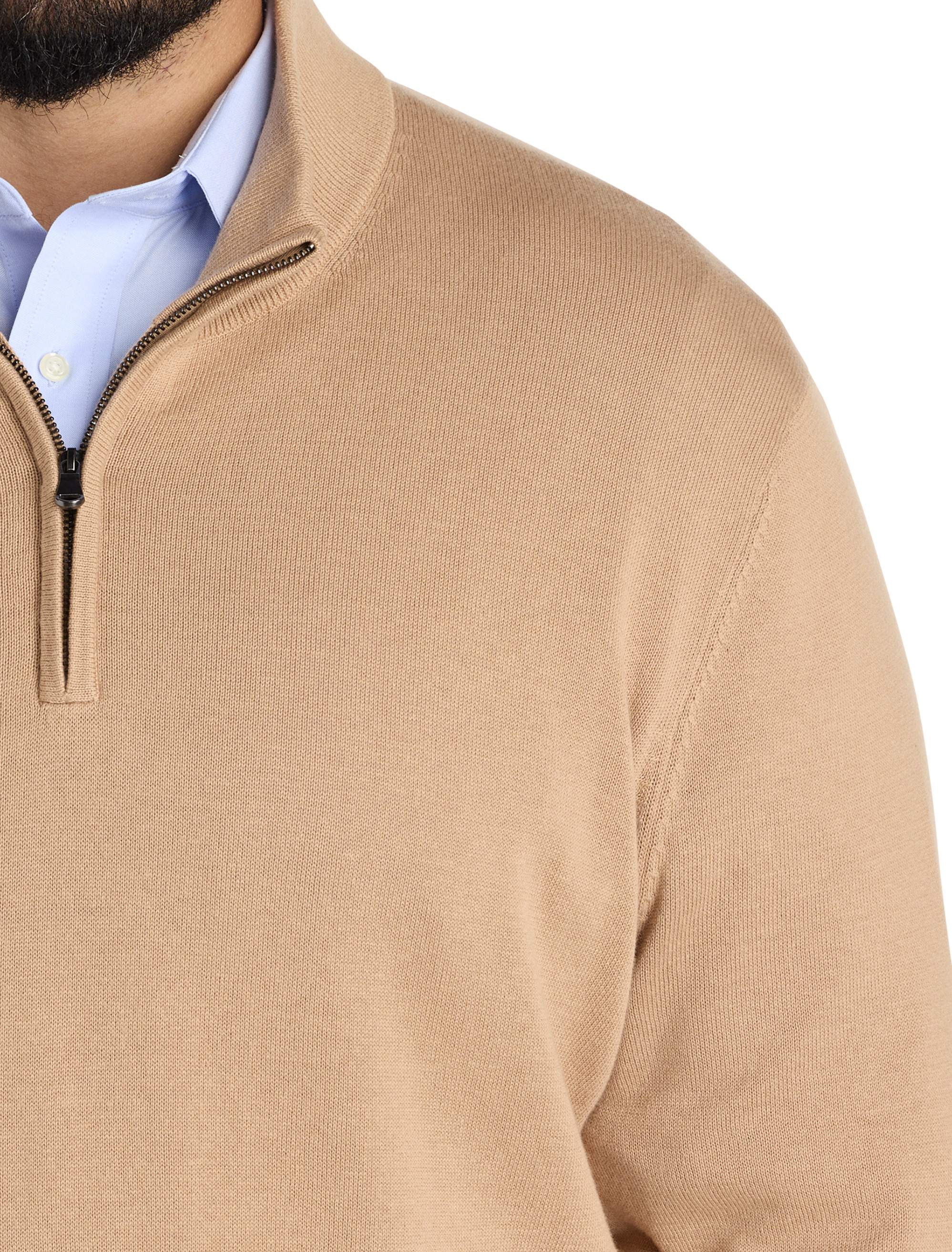 Big + Tall | Harbor Bay 1/4-Zip Pullover Sweater | DXL