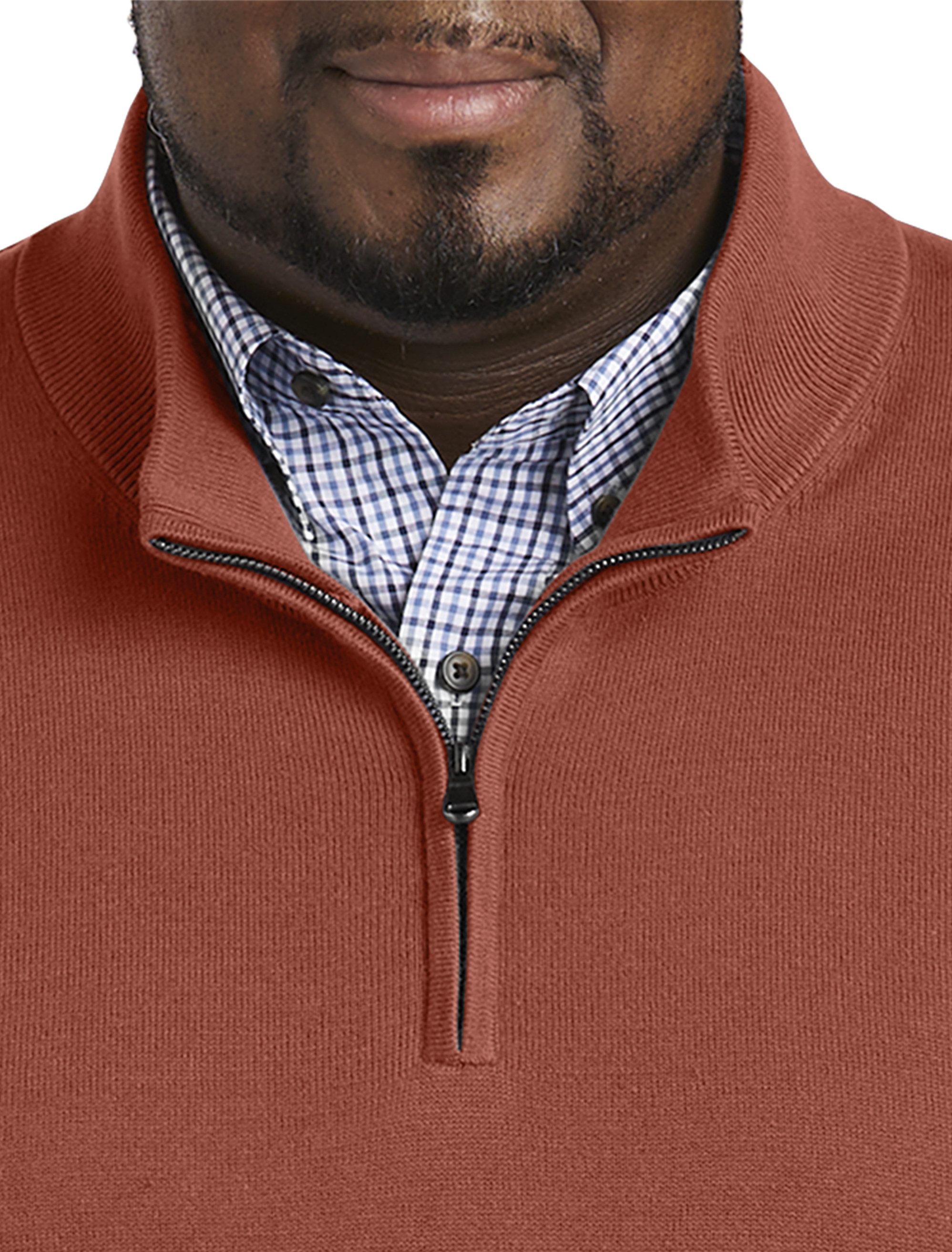 Big + Tall | Harbor Bay 1/4-Zip Pullover Sweater | DXL
