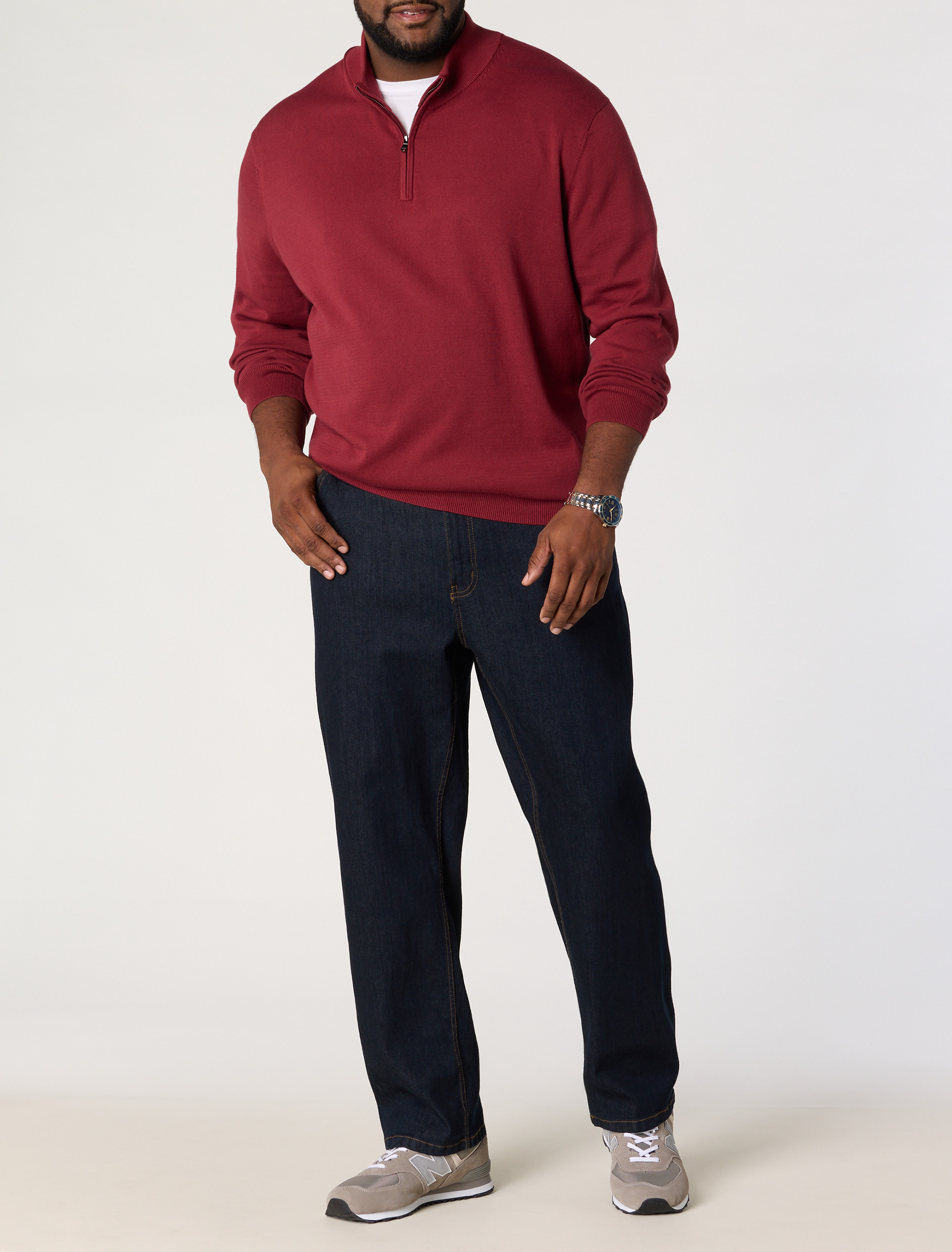 1/4-Zip Pullover Sweater