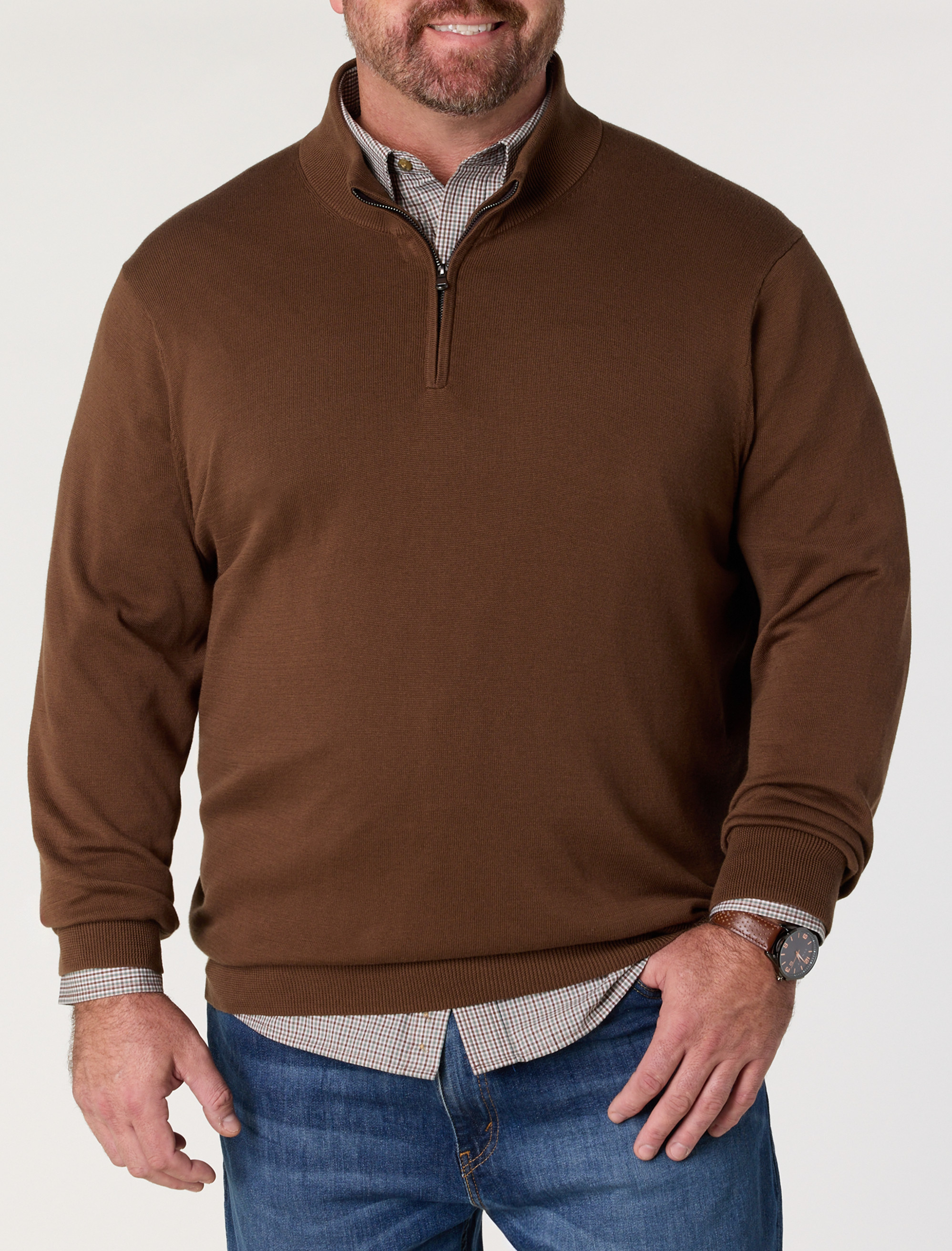 1/4-Zip Pullover Sweater