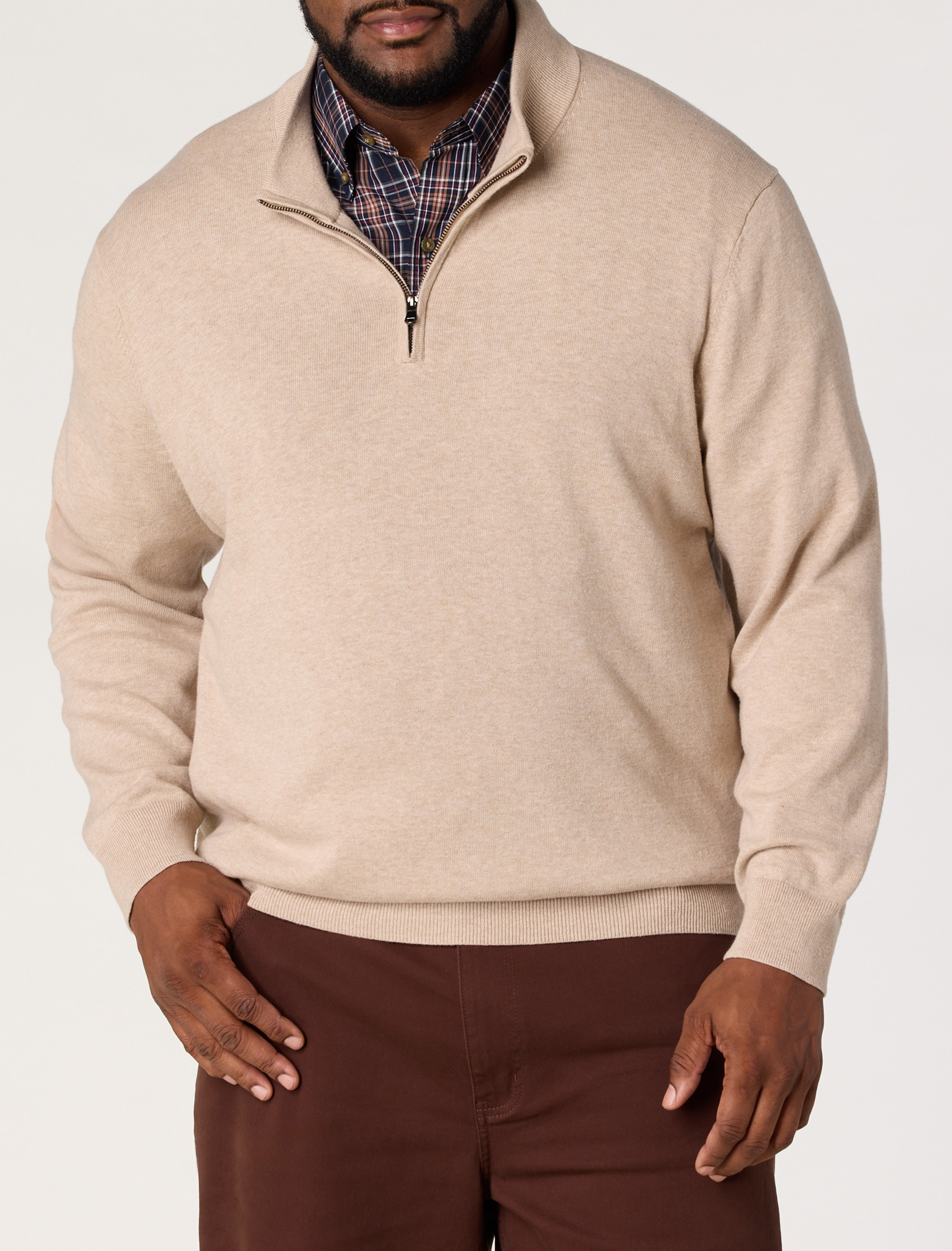 1/4-Zip Pullover Sweater