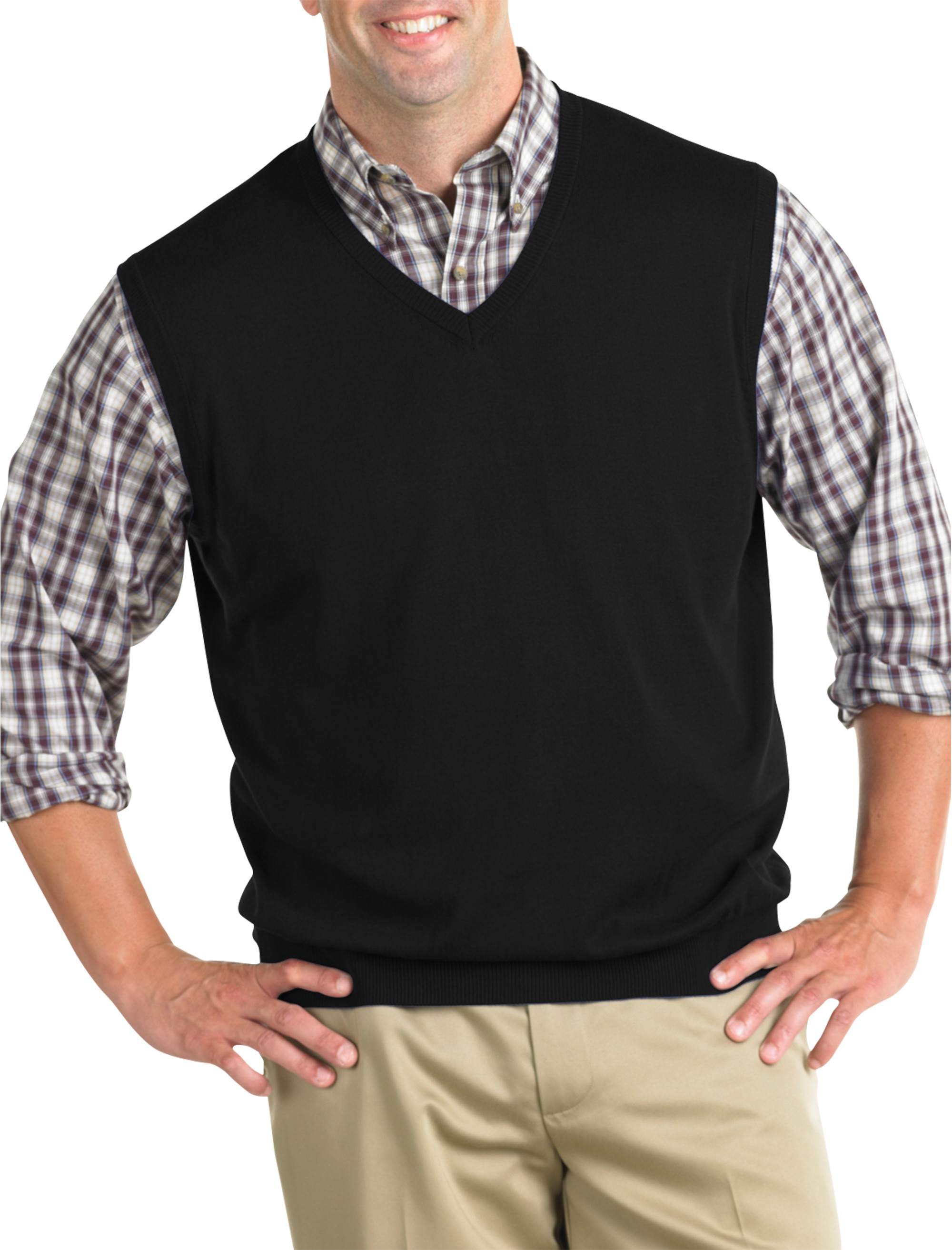 V-Neck Sweater Vest - thumbnail 5