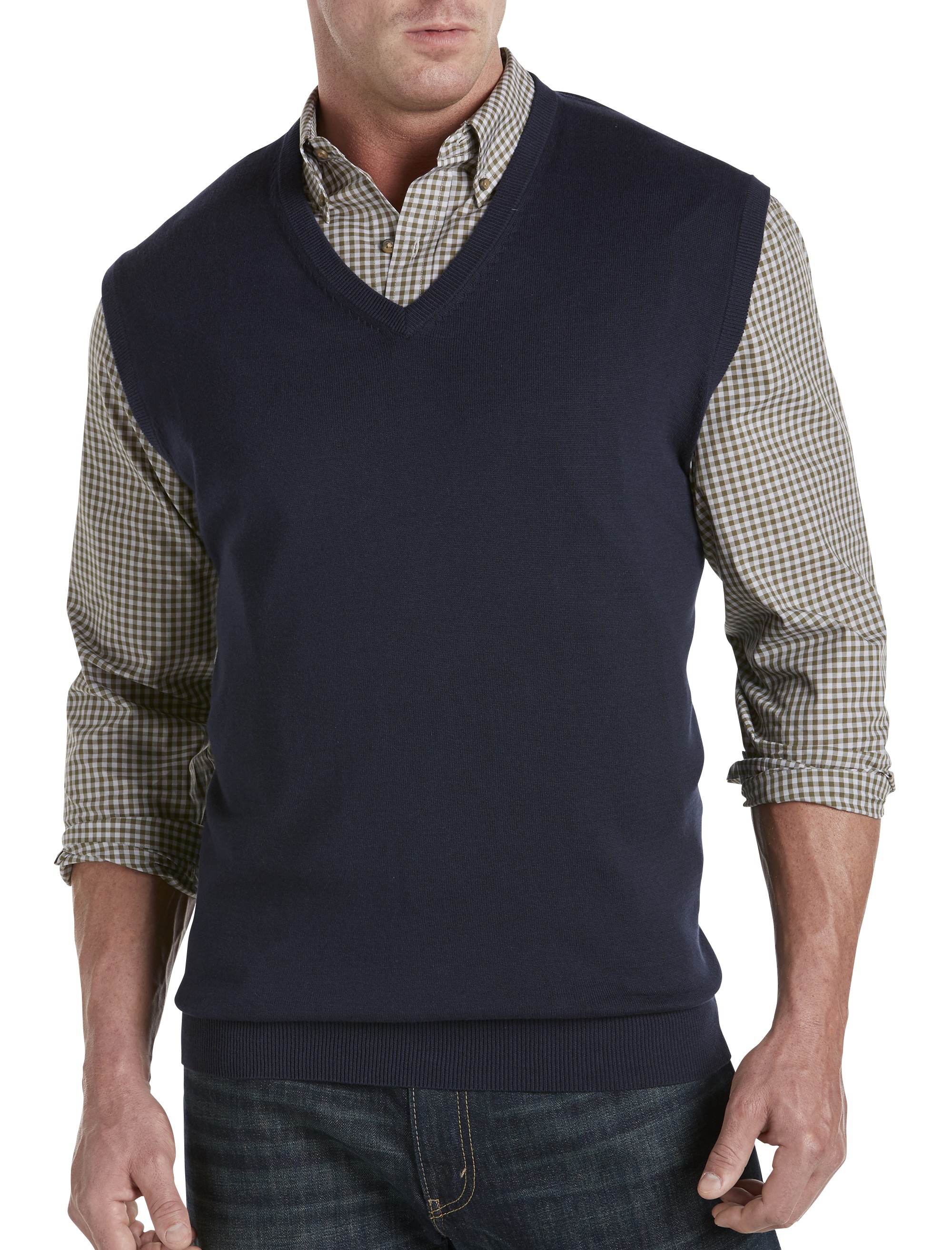 V-Neck Sweater Vest - thumbnail 7