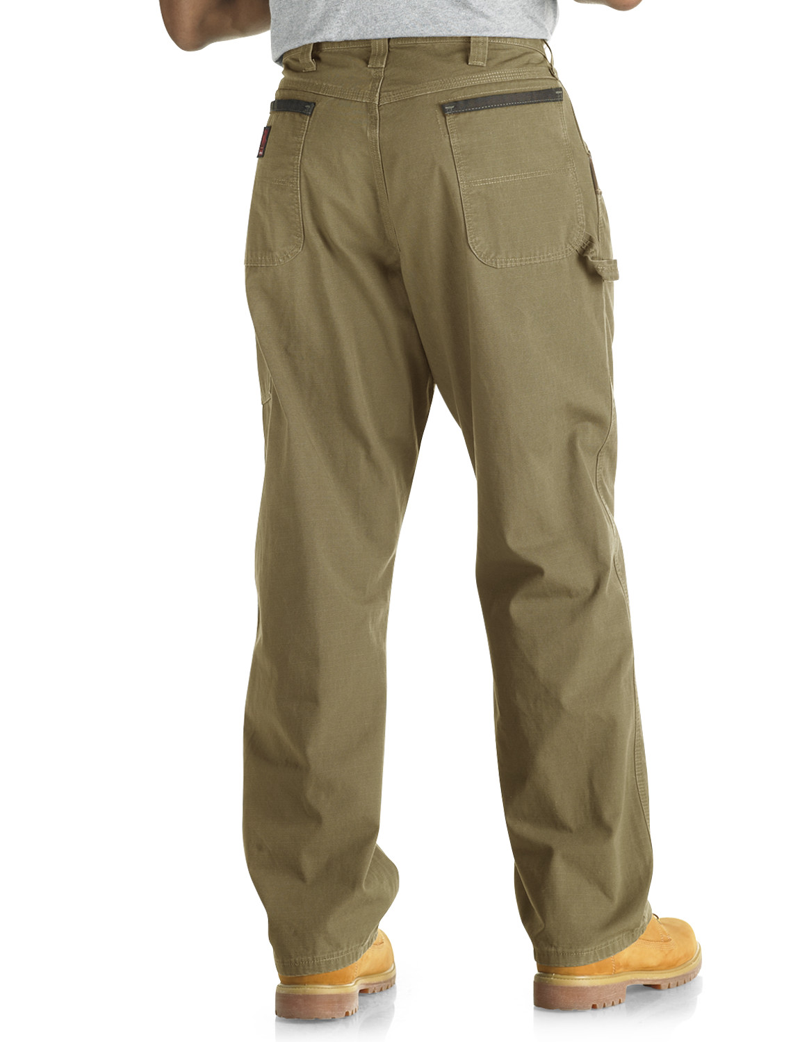 Mens Cargo Pants with Multiple Pockets Clearance Relaxed Fit Stretch  Outdoor Carpenter Pants for Man,Khaki Size 5XL