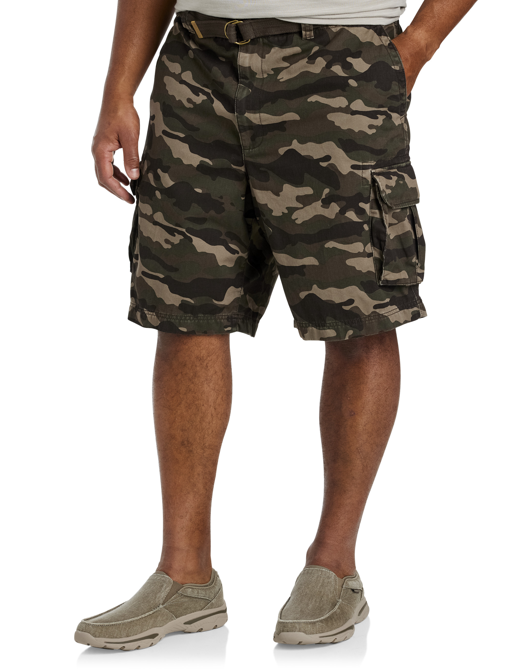 Camouflage three quarter hot sale length shorts