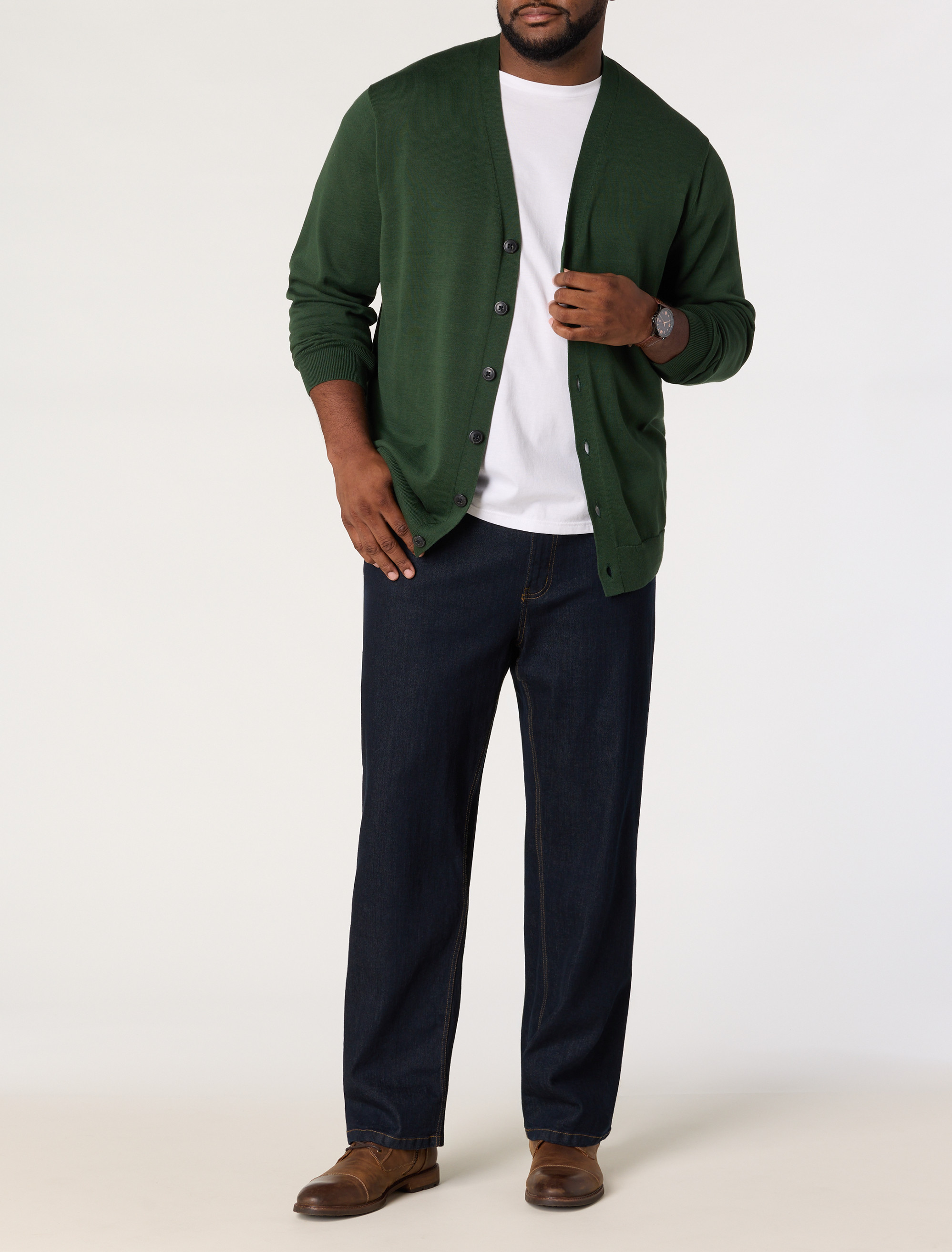 Big + Tall | Harbor Bay V-Neck Cardigan | DXL