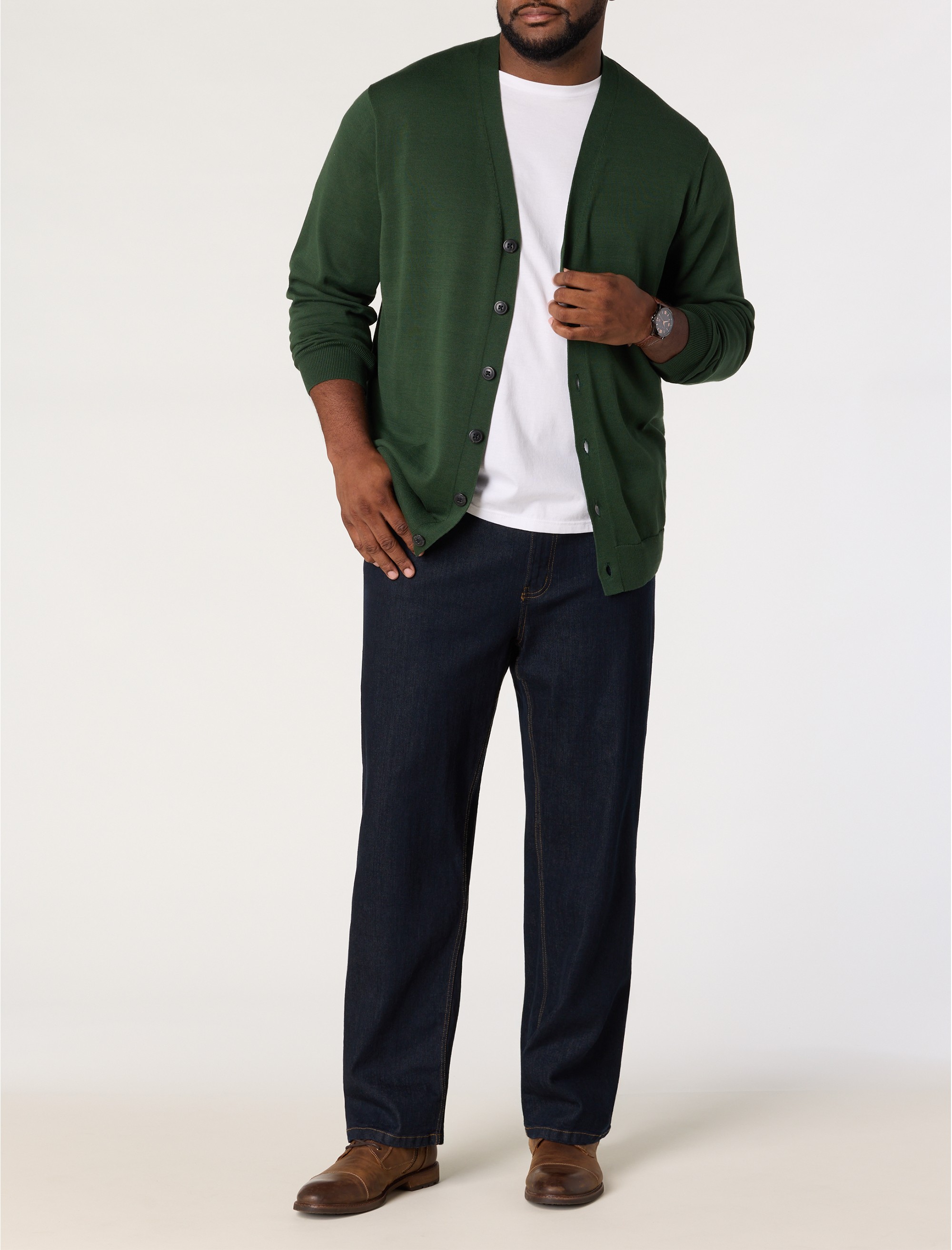 V-Neck Cardigan - thumbnail 4