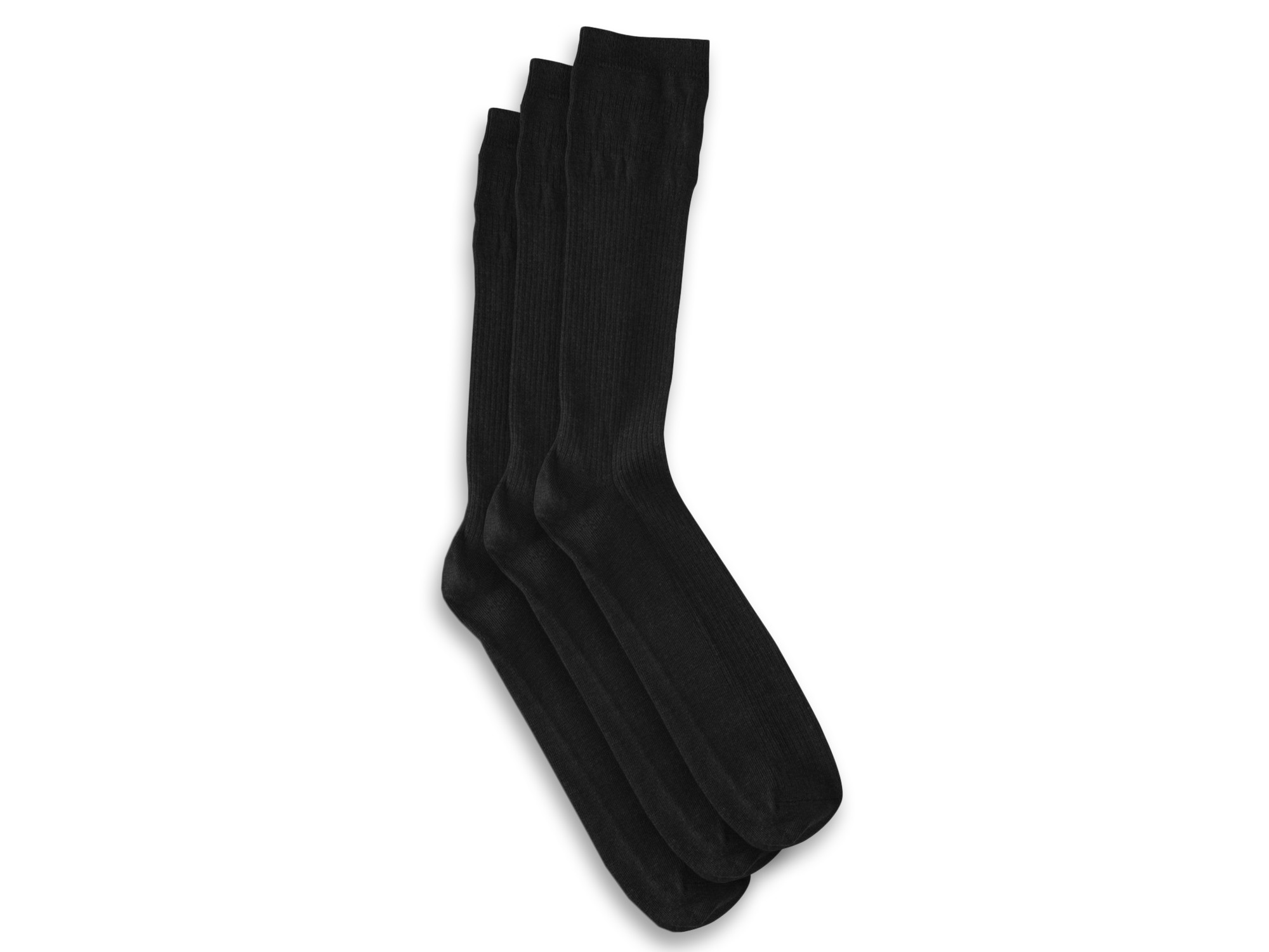 3-pk Non-Elastic Crew Socks