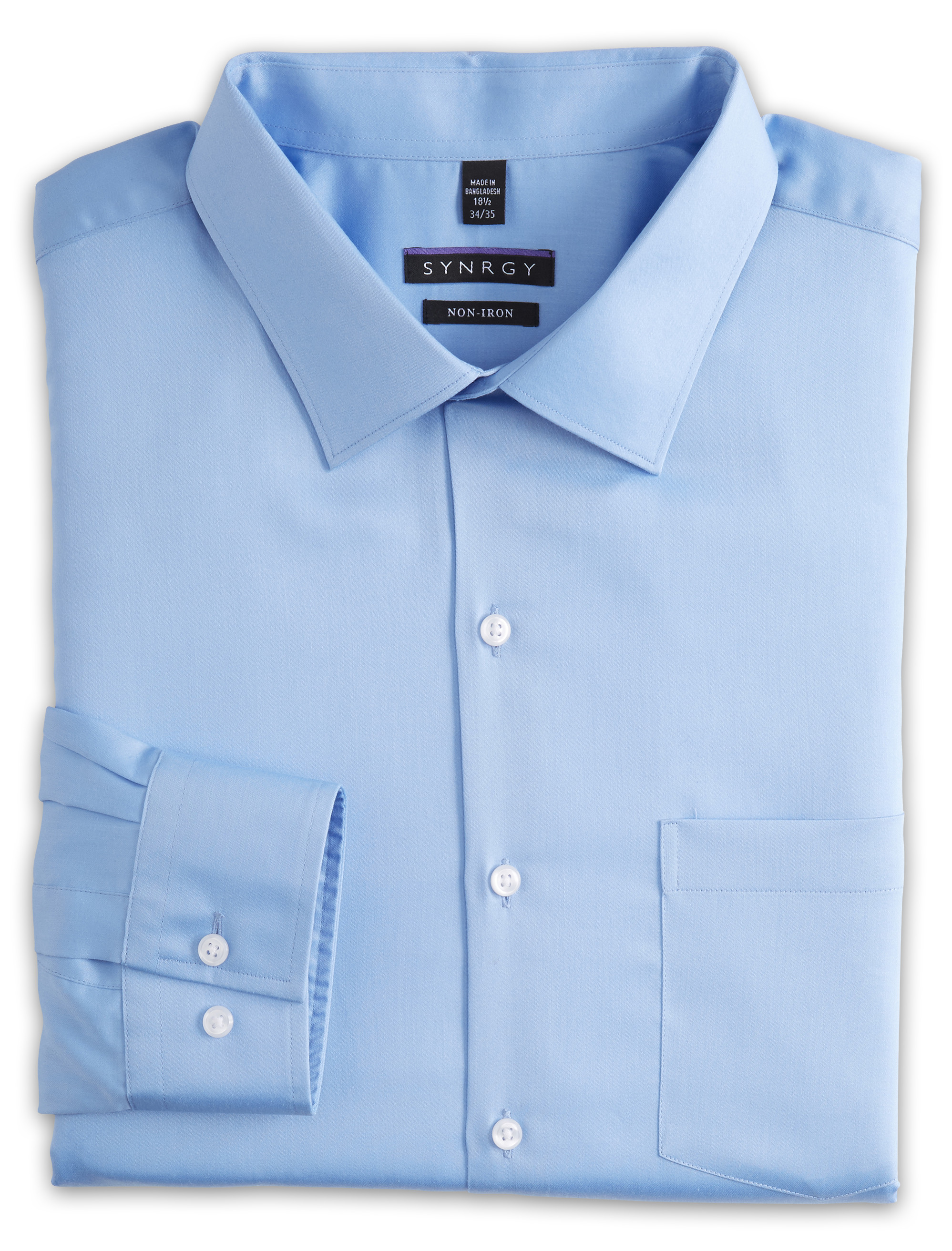 Big + Tall | Synrgy Sateen Dress Shirt | DXL