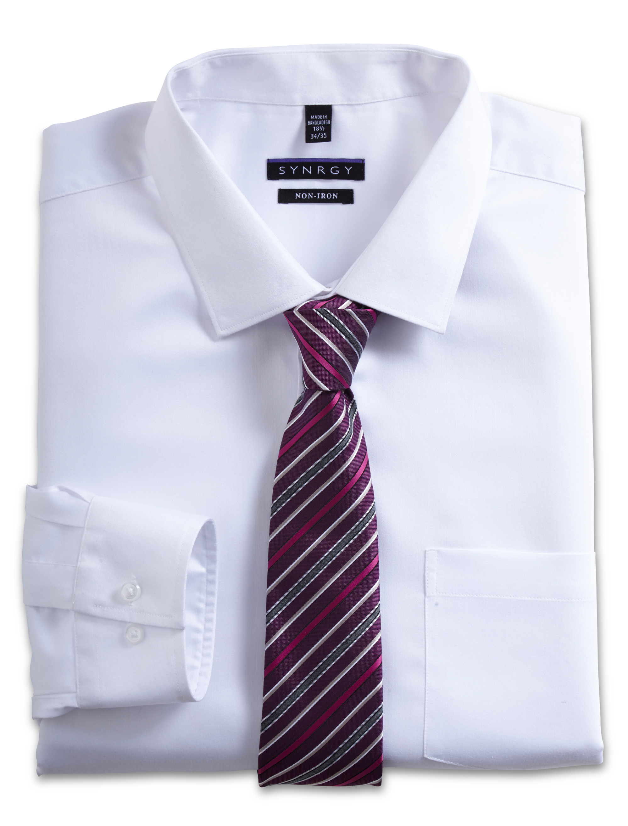 Big + Tall | Synrgy Sateen Dress Shirt | DXL