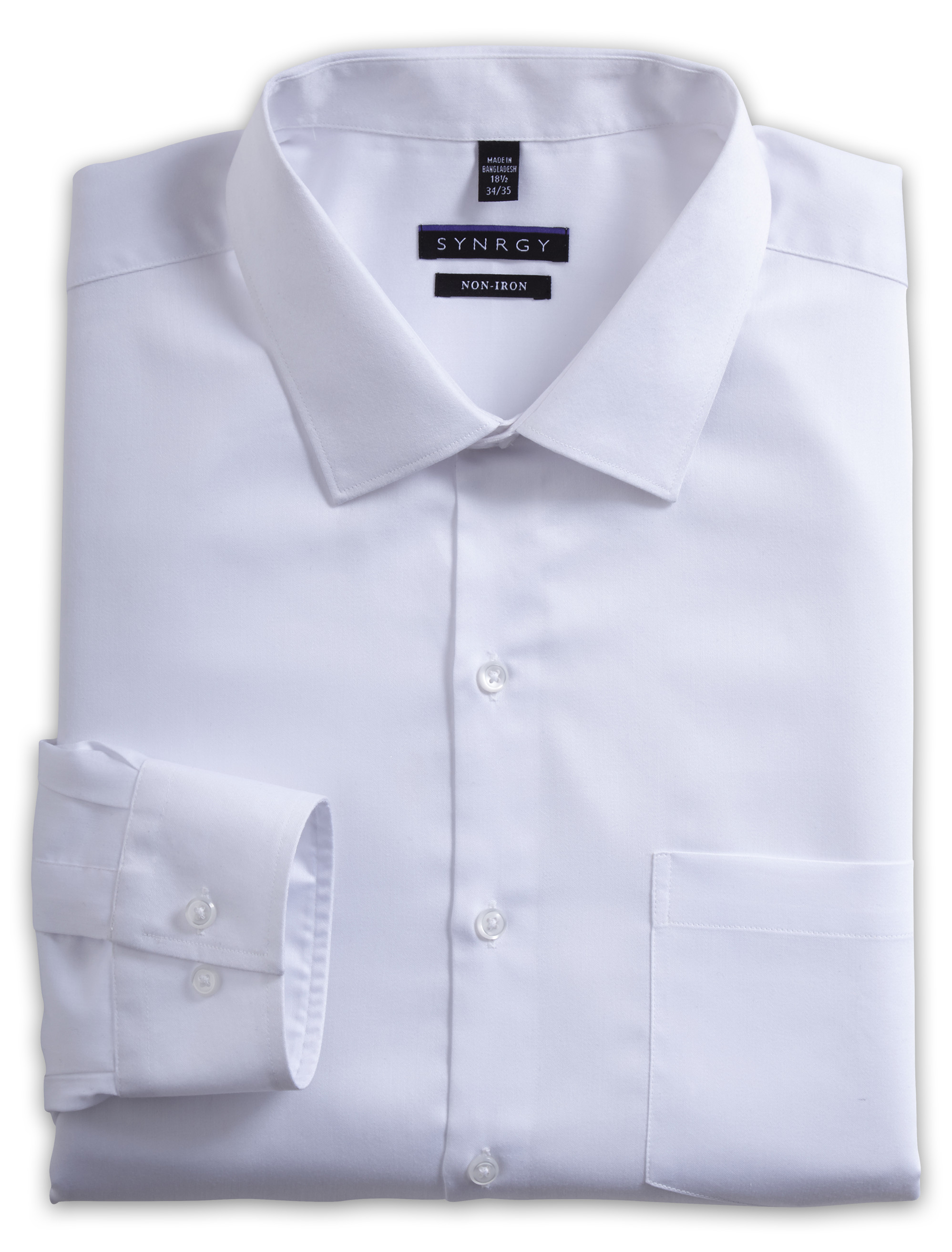 Mens Cotton Polyester Dress Shirts | DXL