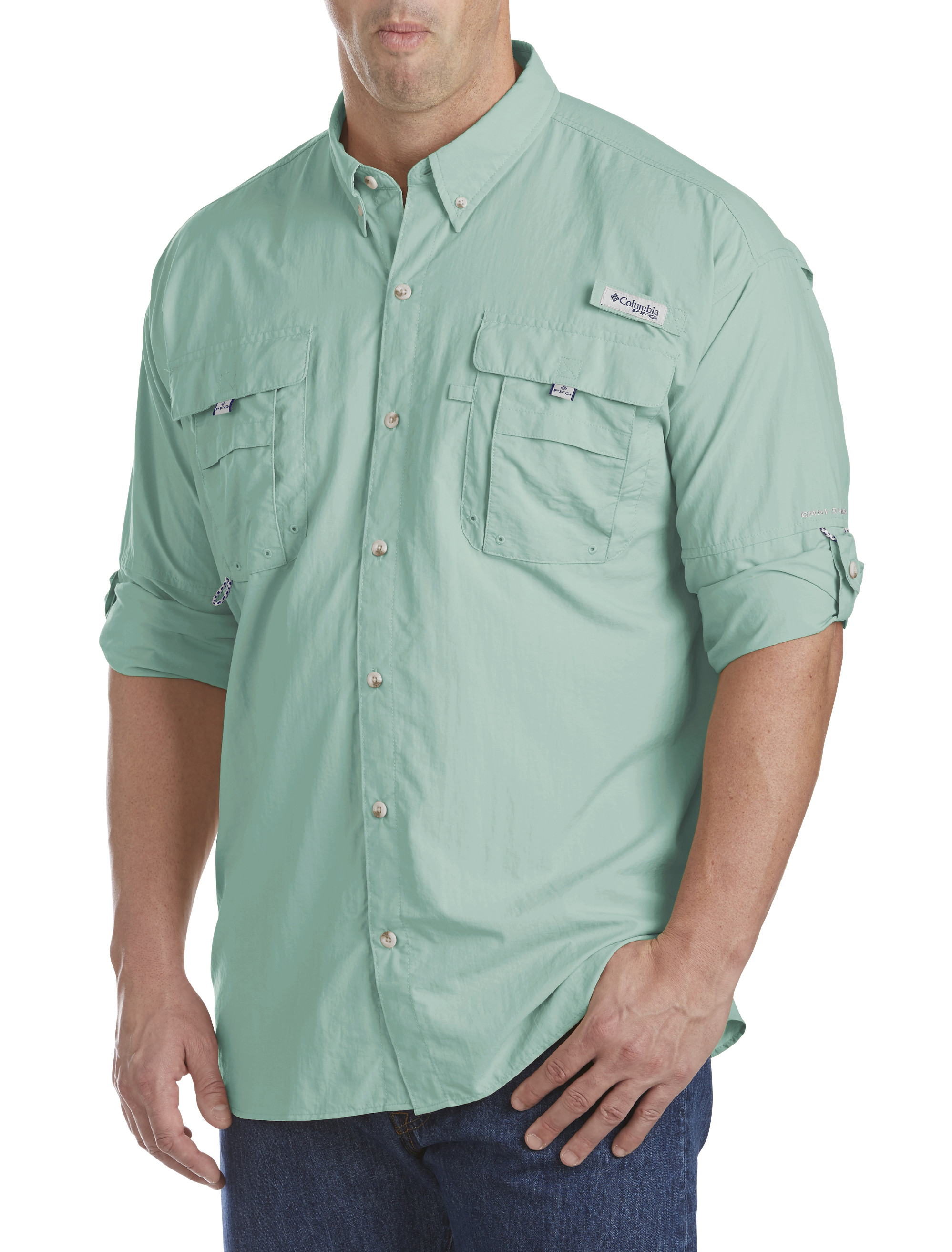 Columbia Men's Bahama II PFG Long Sleeve Fishing Shirt - UPF 30 Sun Protection, Big & Tall