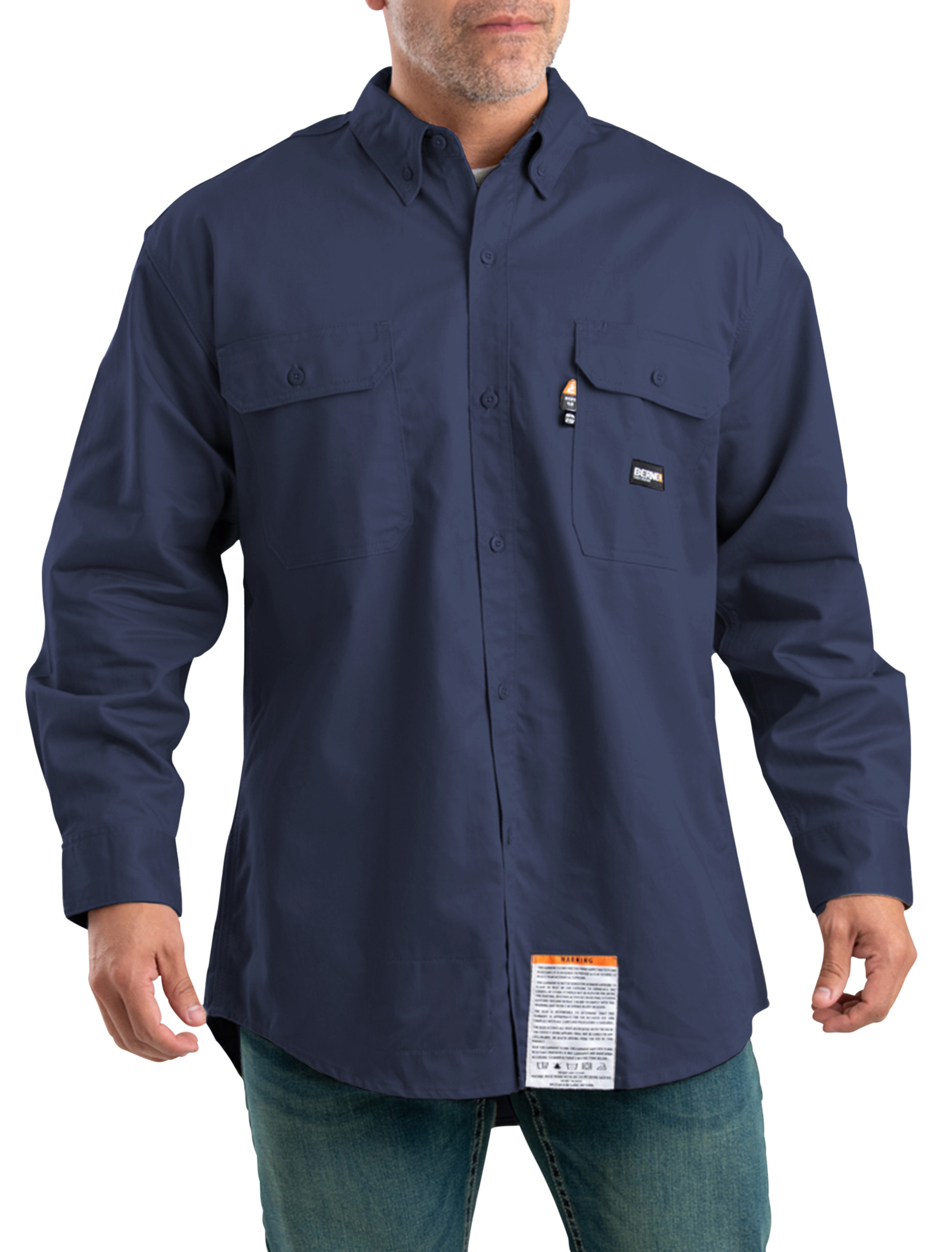 Big + Tall | Berne Flame-Resistant Button Down Workshirt | DXL