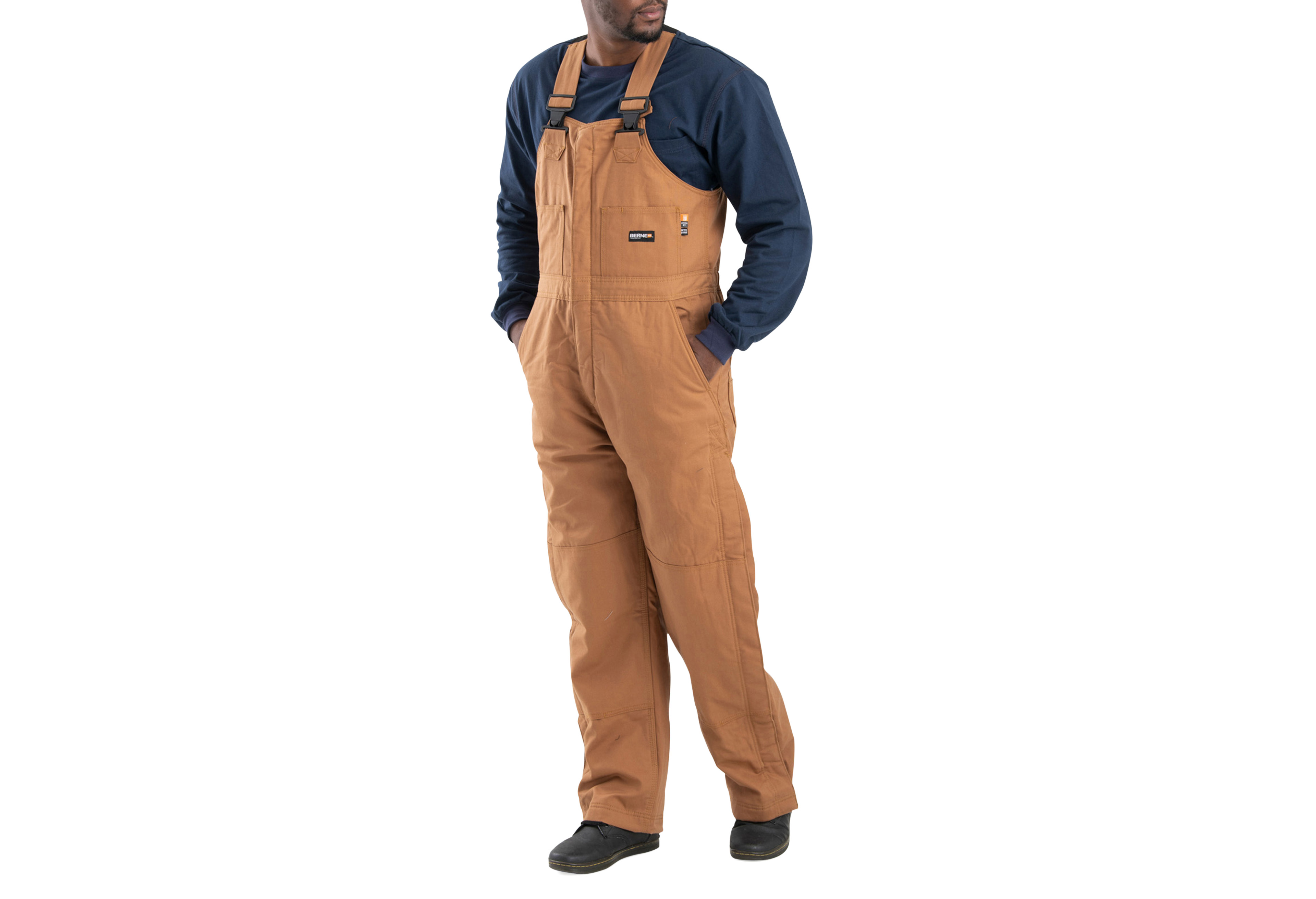 Flame-Resistant Deluxe Quilt-Lined Bib Overalls