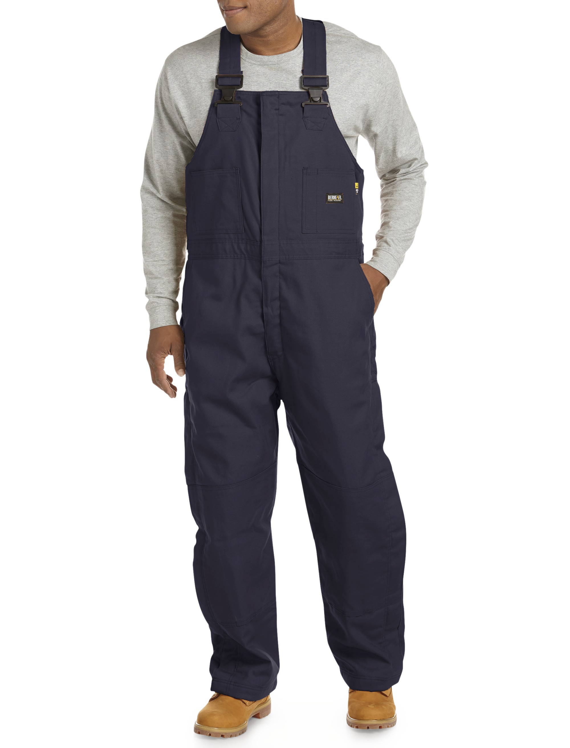 Flame-Resistant Deluxe Quilt-Lined Bib Overalls