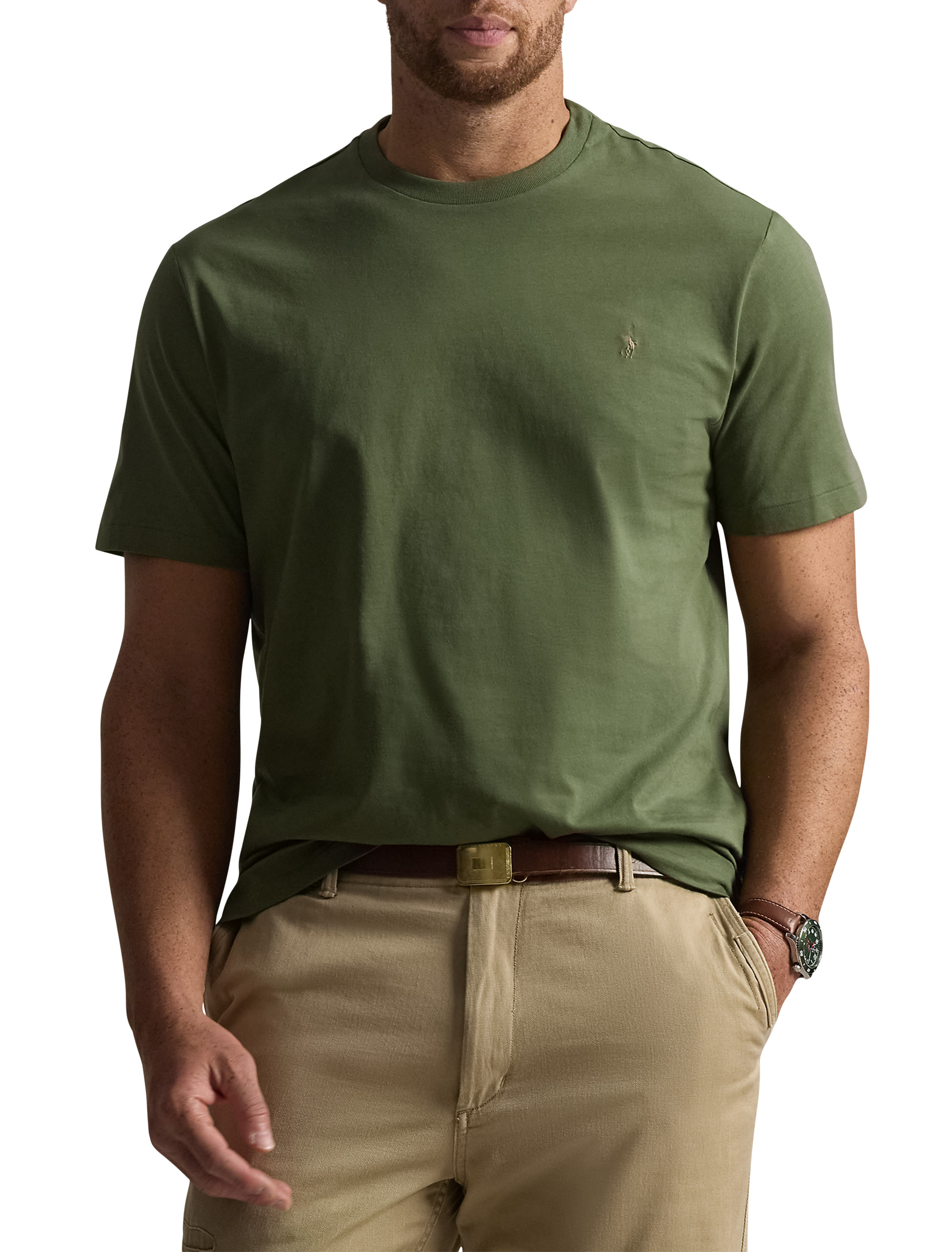 Big + Tall | Polo Ralph Lauren Jersey Crewneck Tee | DXL