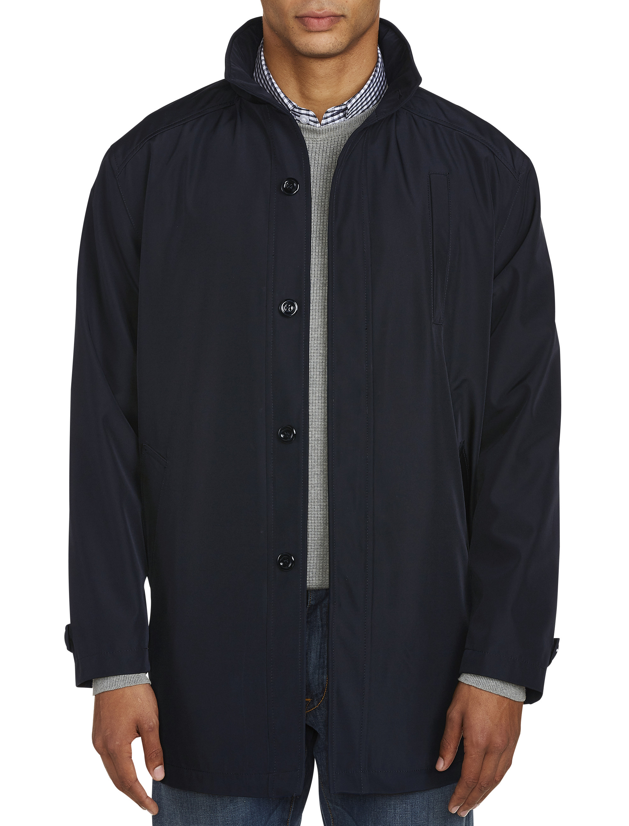 Paris Water Resistant Hooded Overcoat