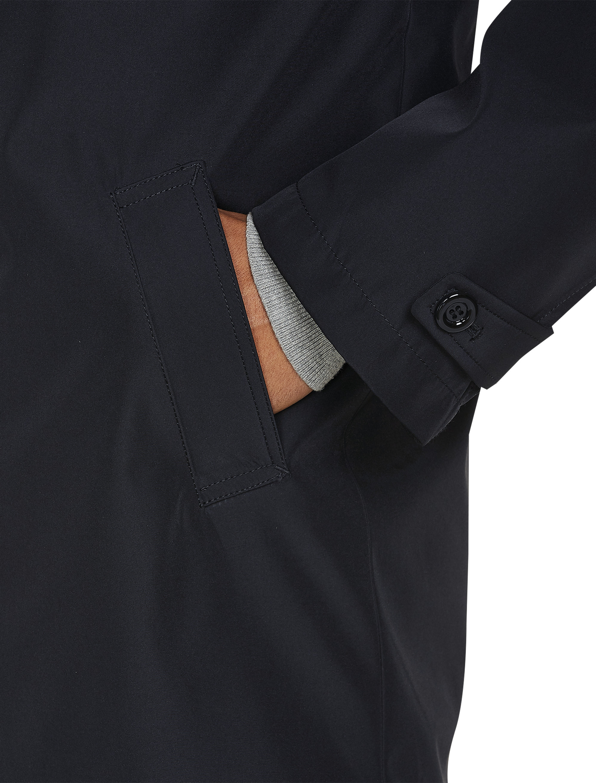 Paris Water Resistant Hooded Overcoat