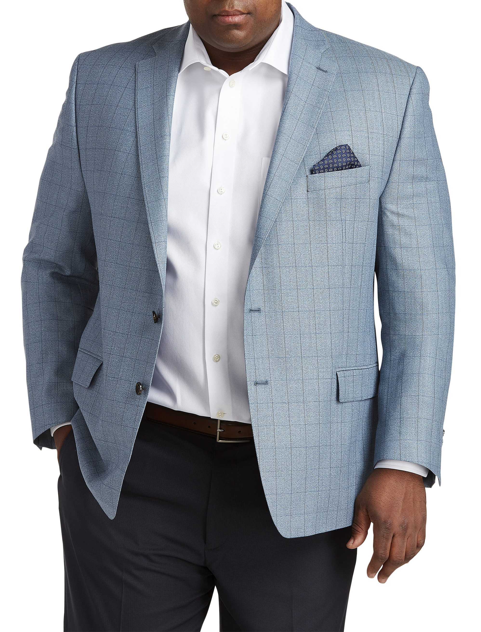 ralph lauren windowpane sport coat