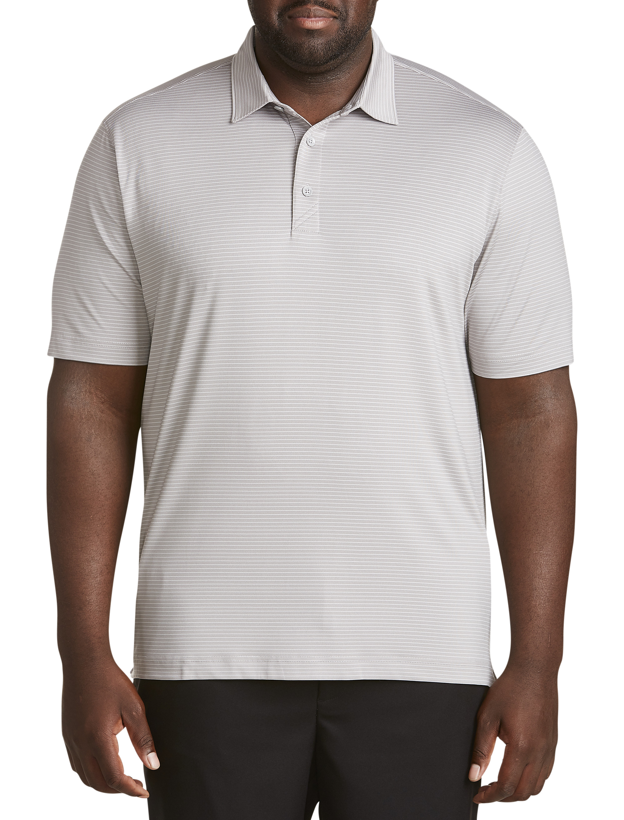 Chicago Cubs Cutter & Buck Big Tall Forge Tonal Stripe Polo - Royal