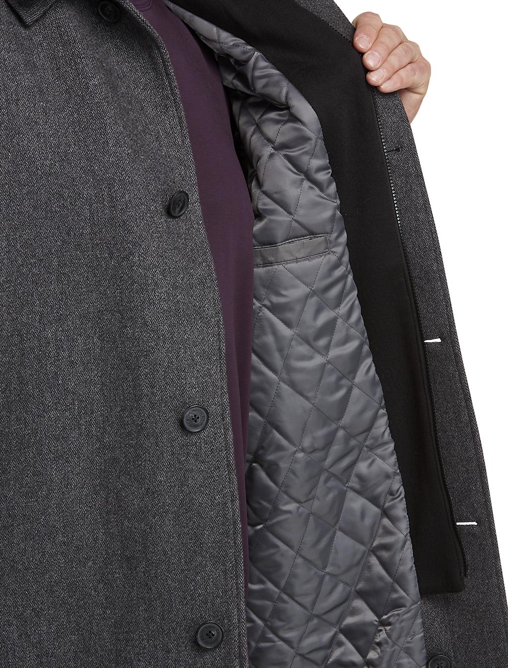Big + Tall | Calvin Klein Herringbone Zale Overcoat | DXL Big + Tall | Calvin Klein Herringbone Zale Overcoat | DXL