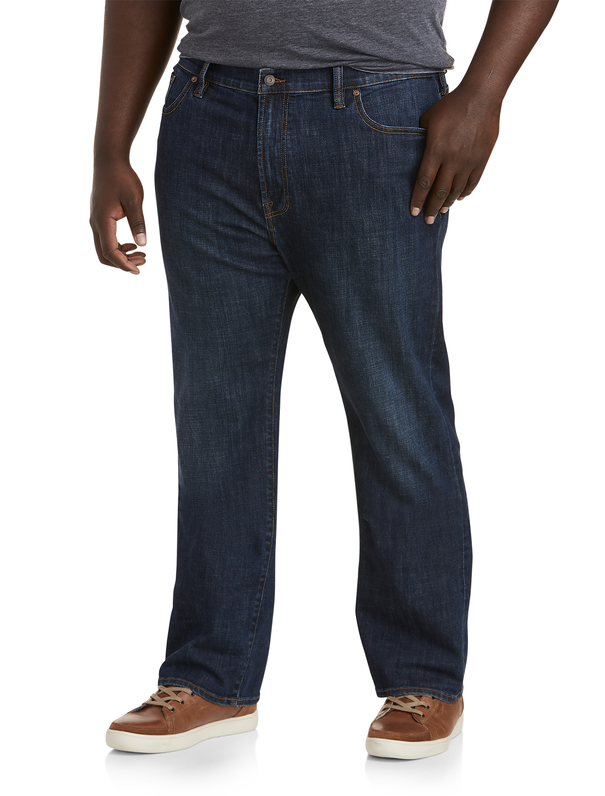 Big + Tall, Lucky Brand Relaxed Straight-Fit Stretch Jeans