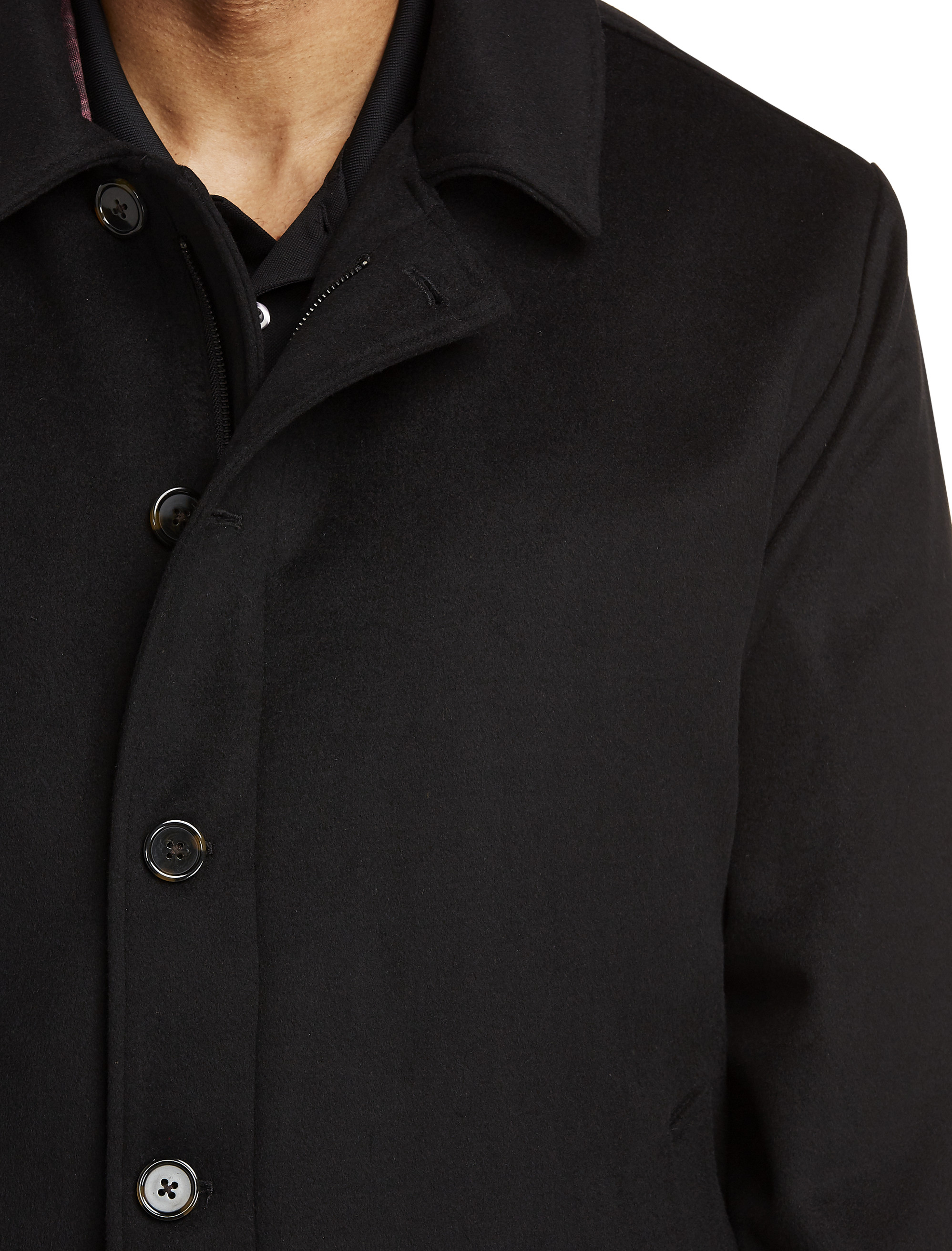 Big + Tall | Oak Hill Wool Blend Basic Overcoat | DXL