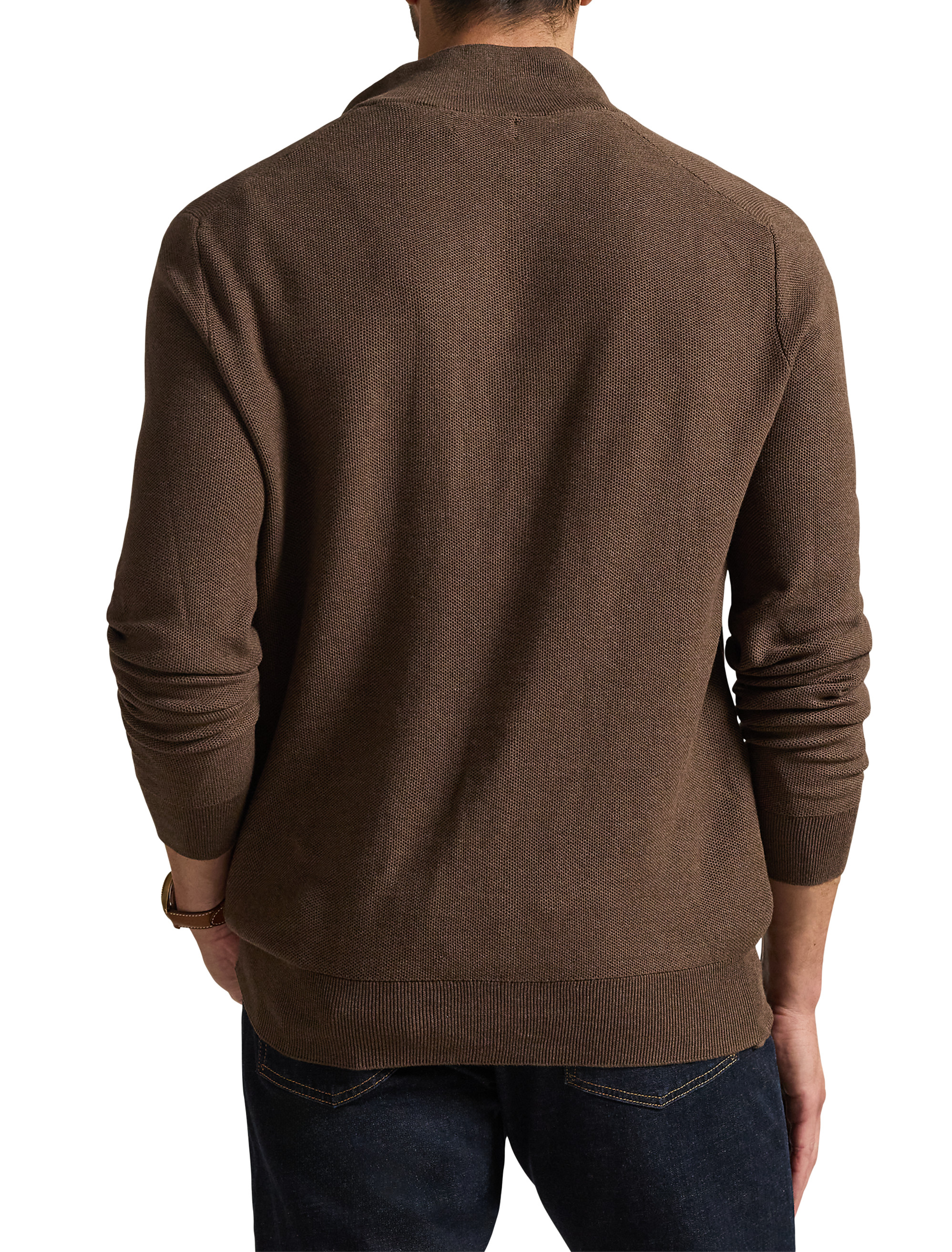 Big + Tall | Polo Ralph Lauren Pima Cotton 1/2-Zip Sweater | DXL