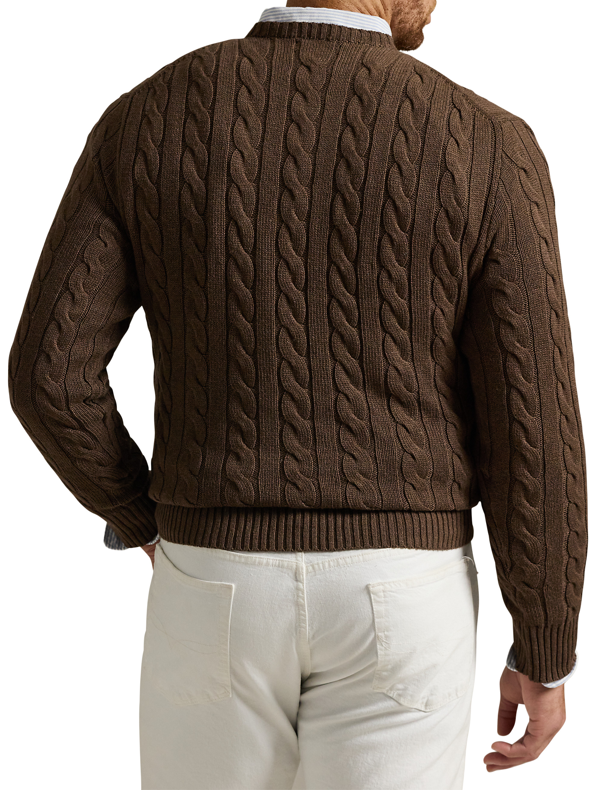 Big + Tall | Polo Ralph Lauren Cableknit Sweater | DXL