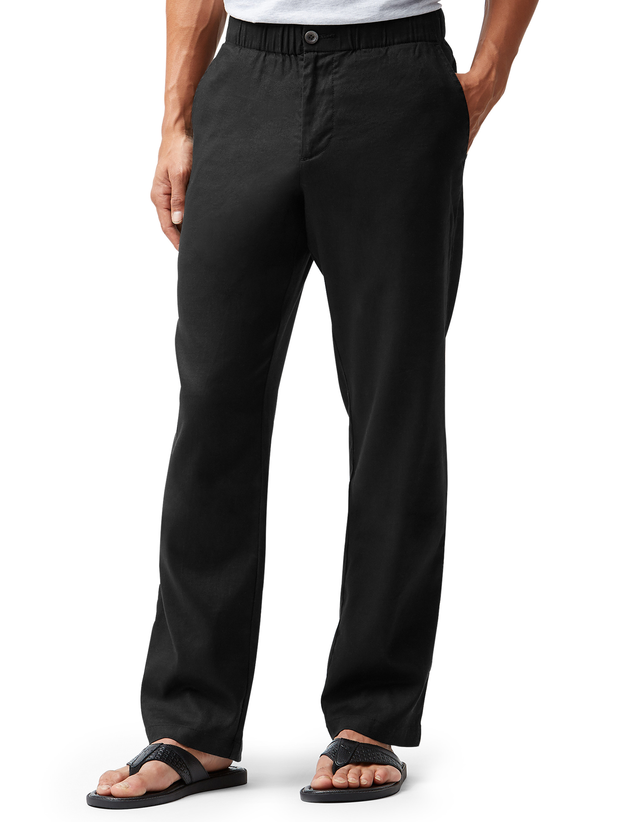 Beach Linen Pull On Pants