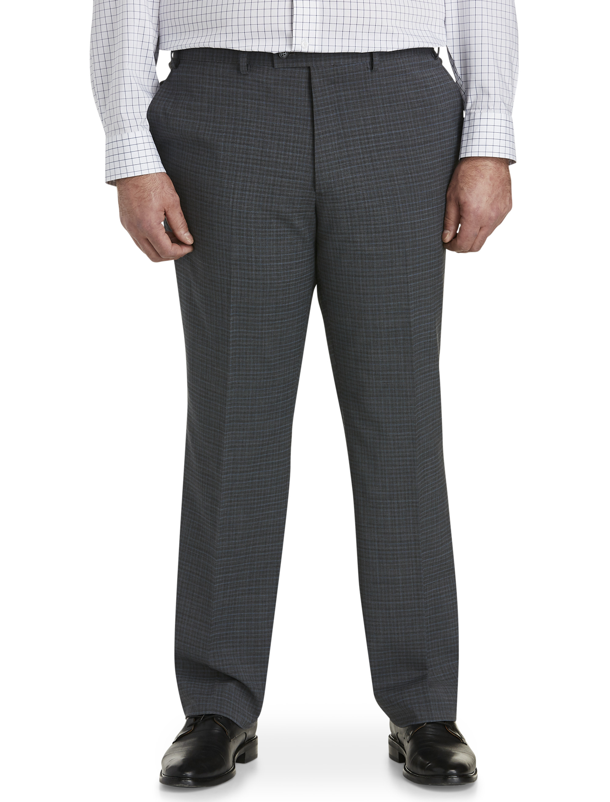 mens plaid dress pants big and tall