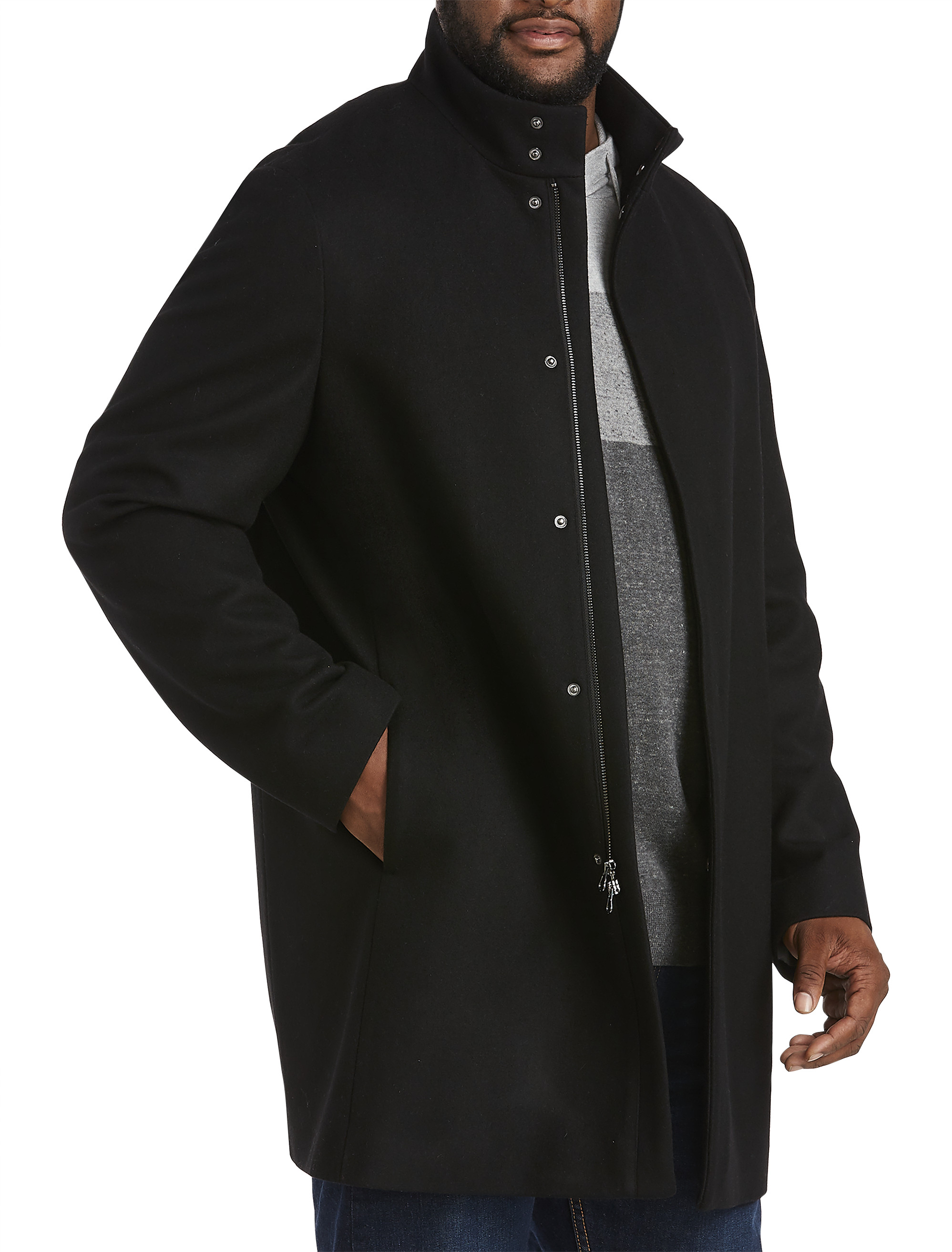 Men s Big Tall Overcoats Peacoats DXL