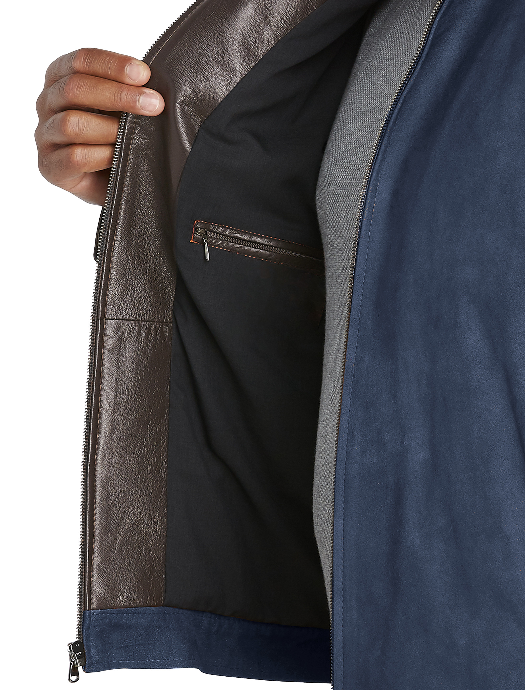 Lambskin Nubuck Leather Jacket