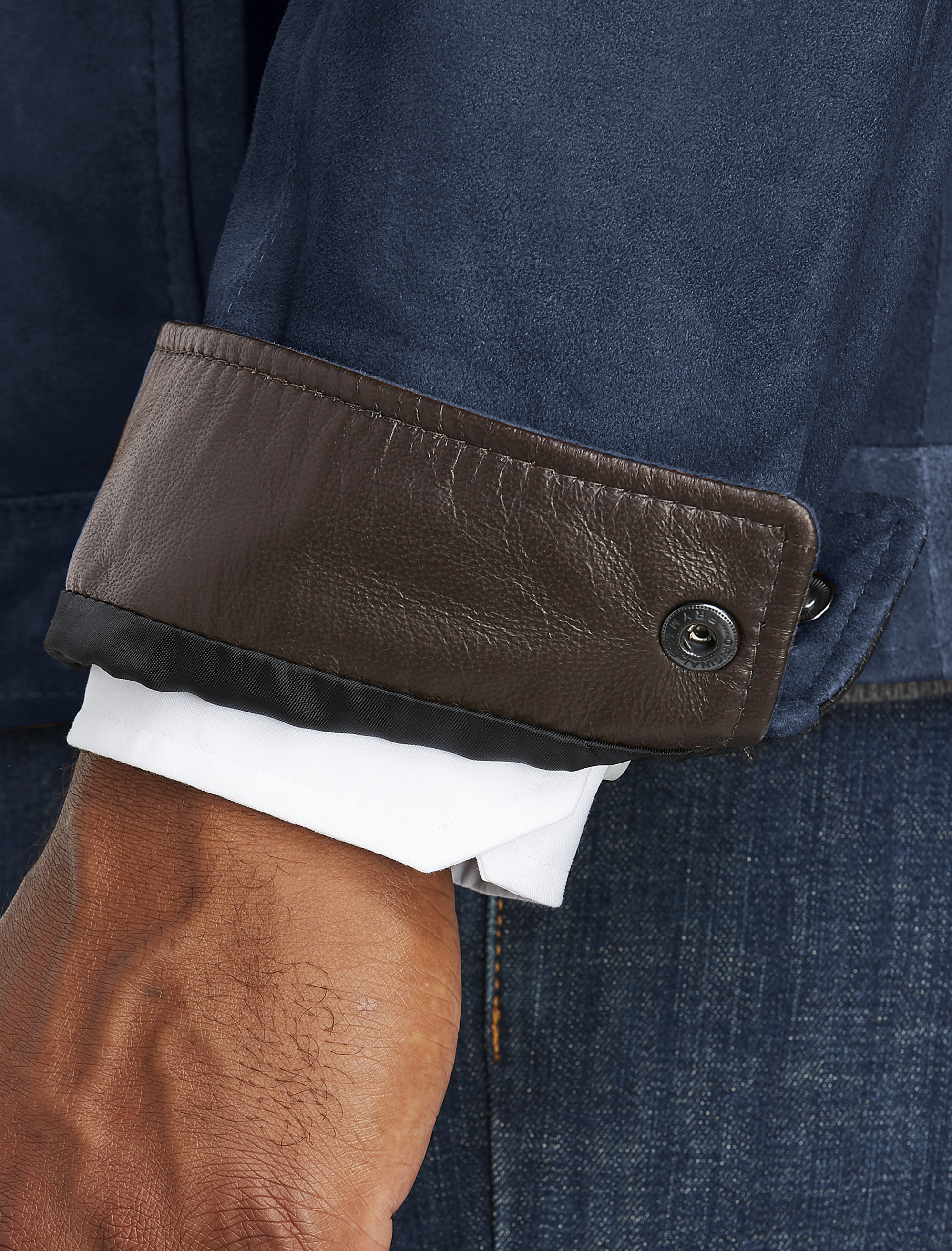 Lambskin Nubuck Leather Jacket