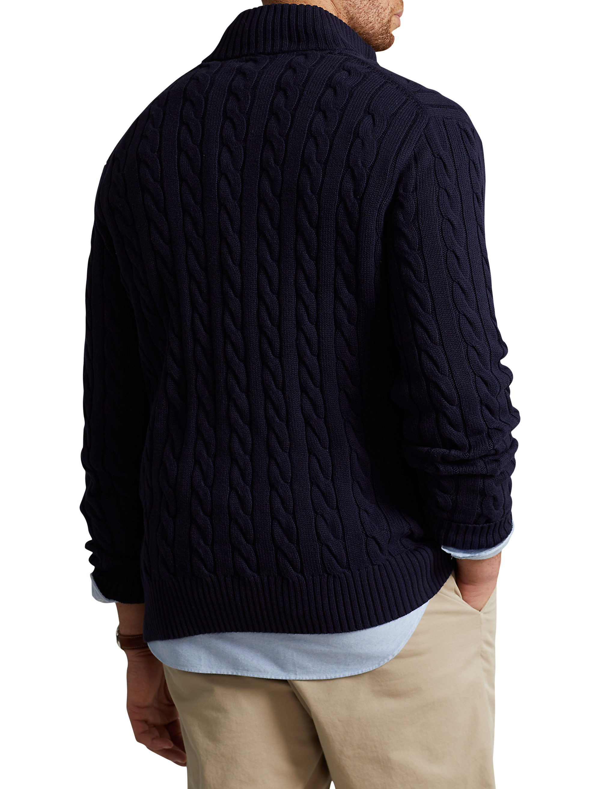 Vintage Polo Ralph Lauren Black Knit Sweater Mens Size 3XB - beyond exchange
