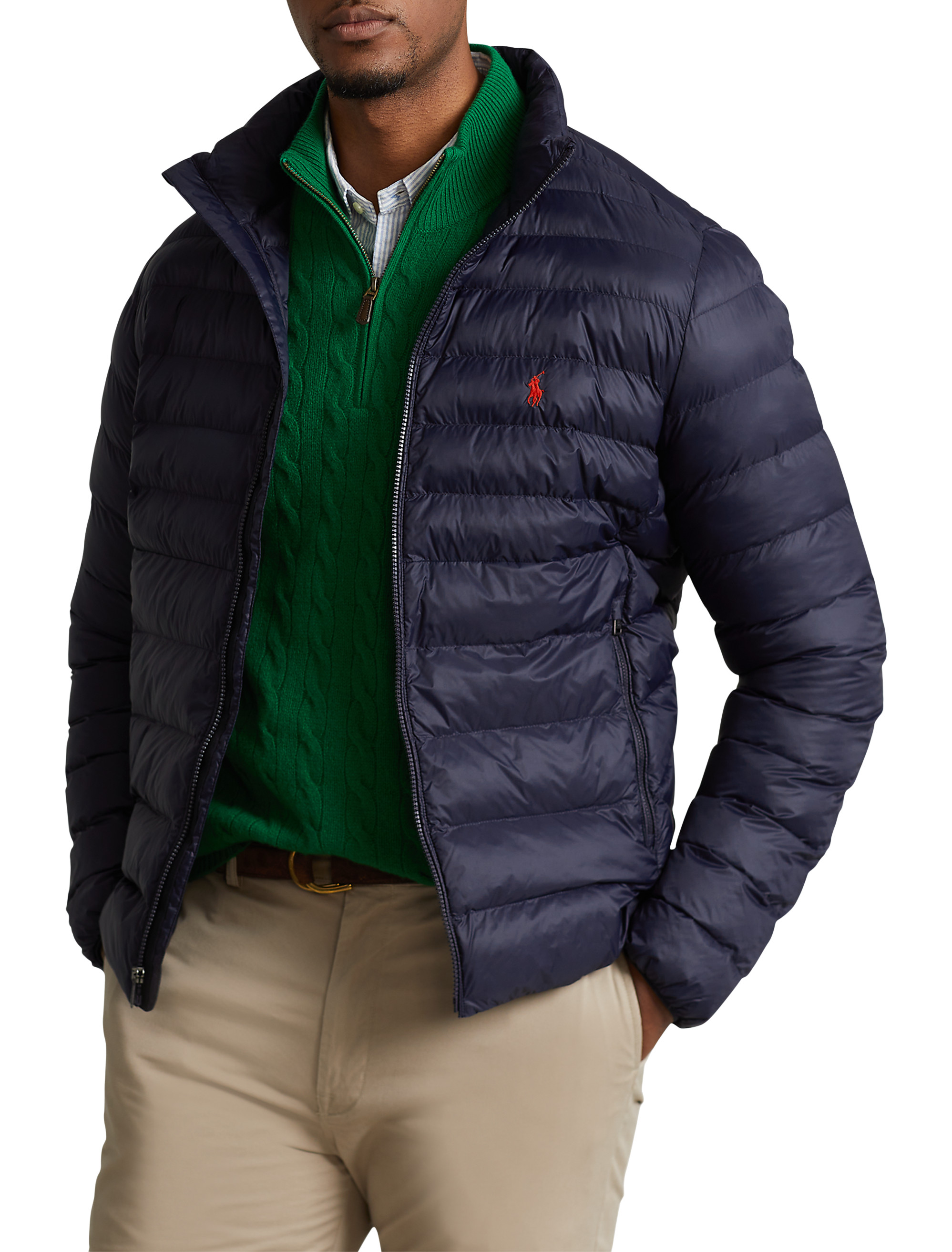 Polo Ralph Lauren Big & Tall Packable Jacket Green Color Size 3XB