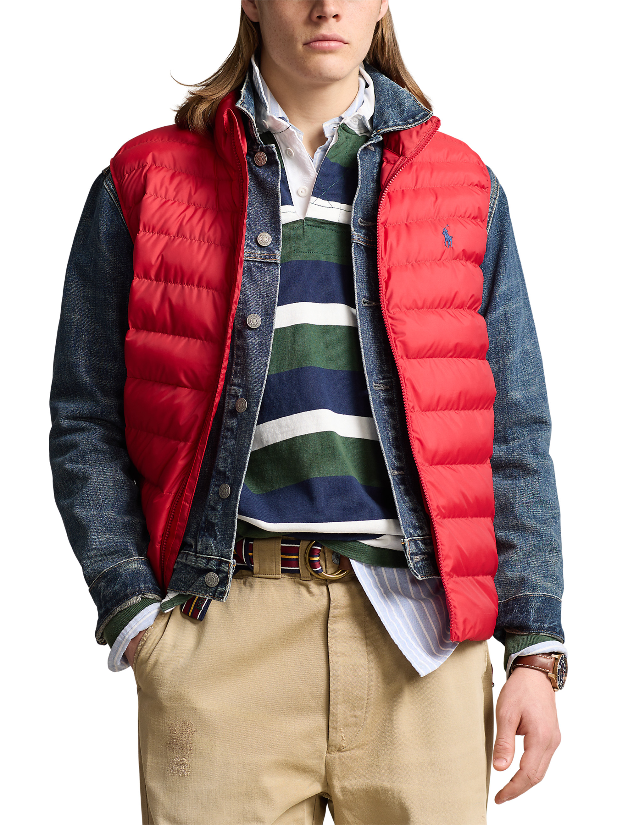 Big Tall Polo Ralph Lauren Packable Quilted Vest DXL