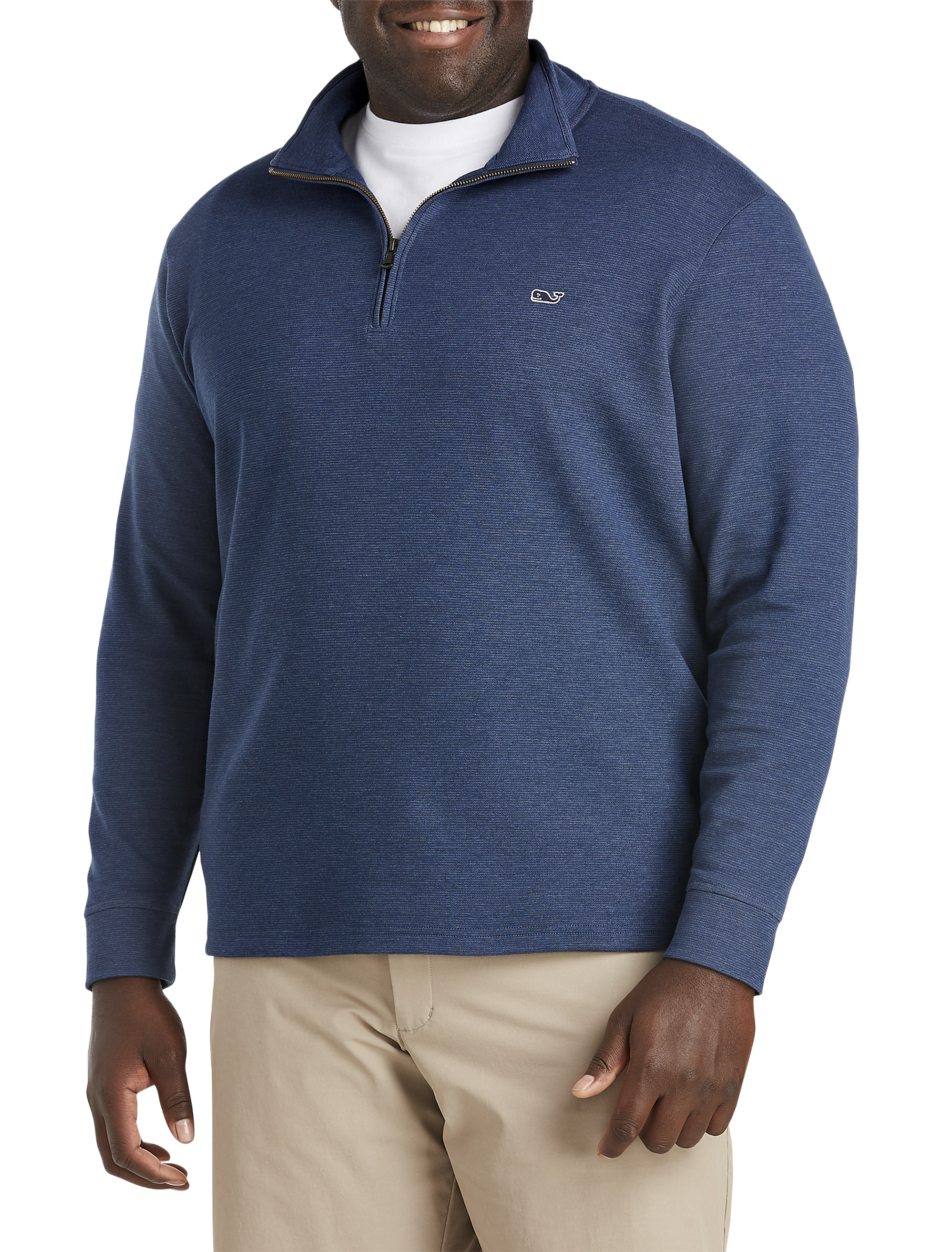 Shop Mens Saltwater Quarter-Zip - Denver Broncos at vineyard vines