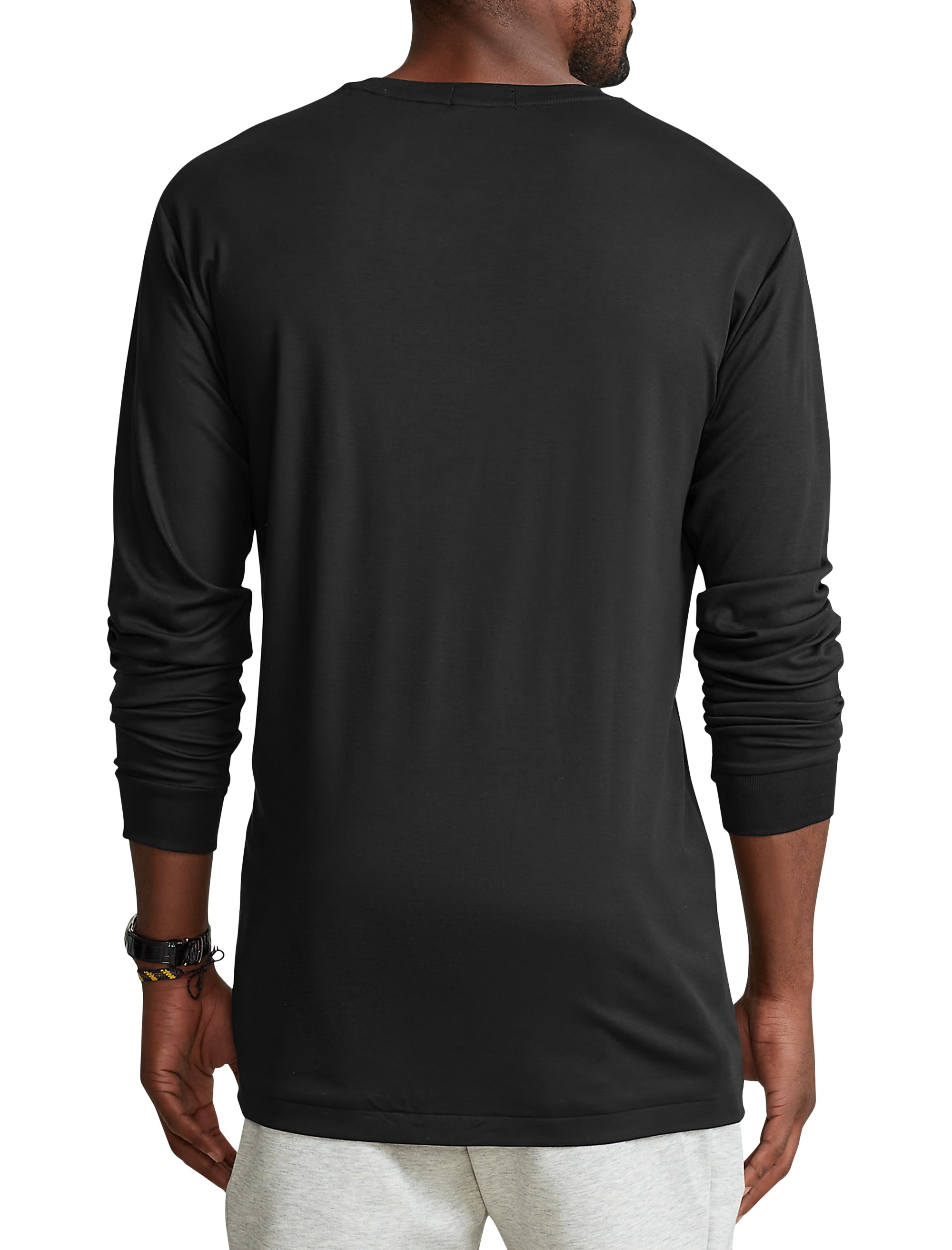 Soft Cotton Long-Sleeve Tee - thumbnail 2